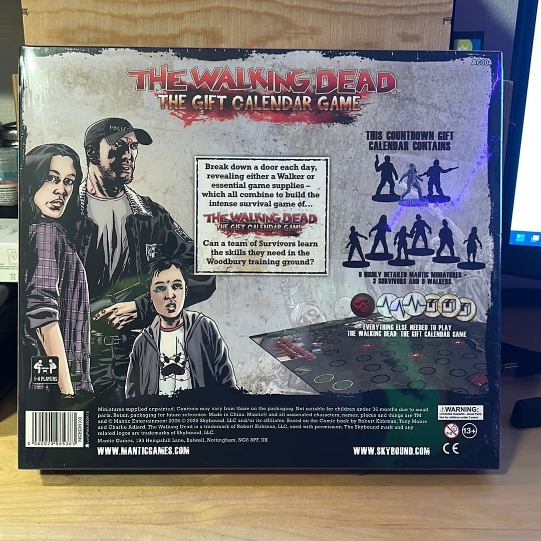 The walking dead Holiday Gift Calendar/adventskalender brädspel