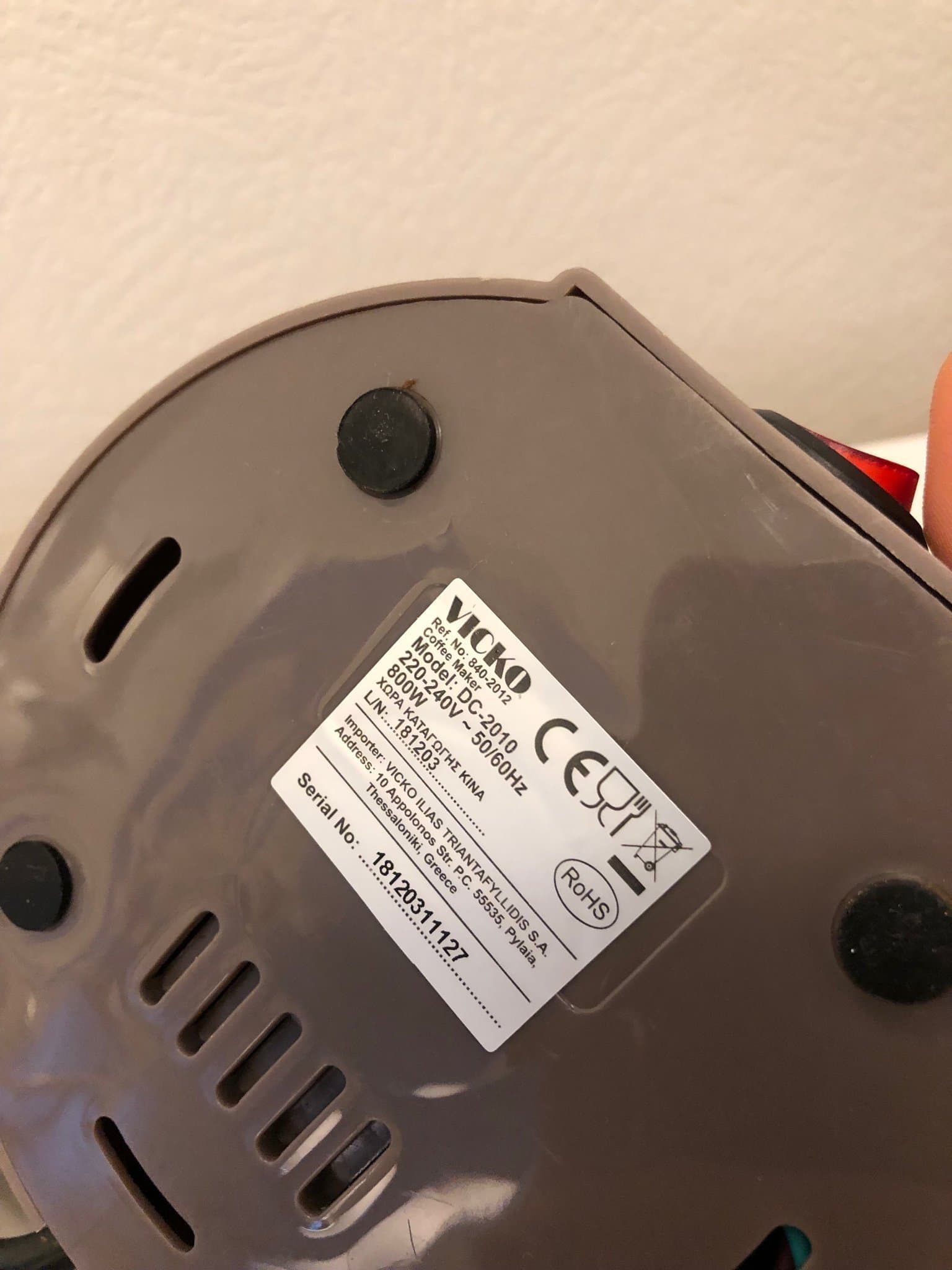 Vicko Vattenkokare DC-2010