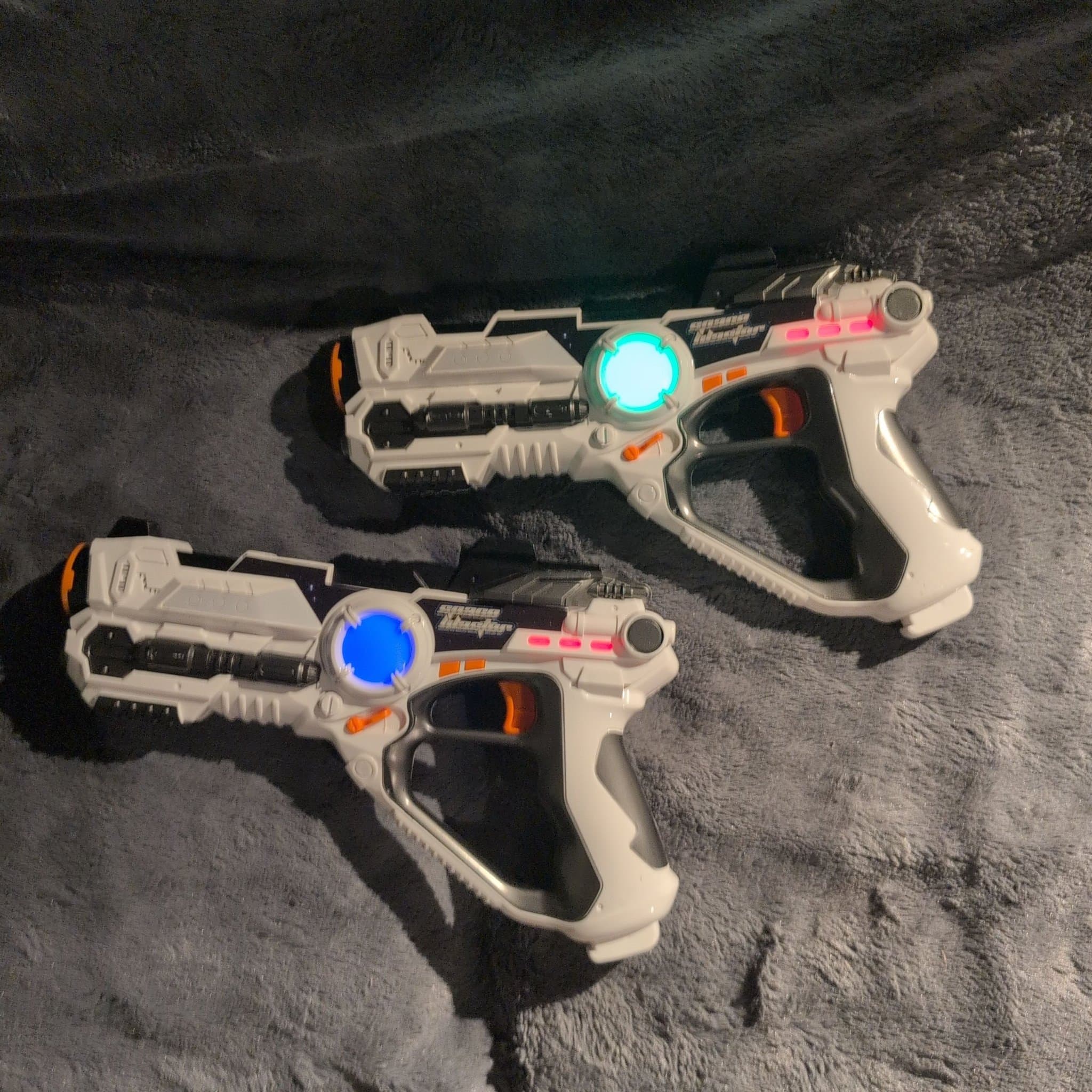 Space Blaster Laser Tag-pistoler, 2-pack