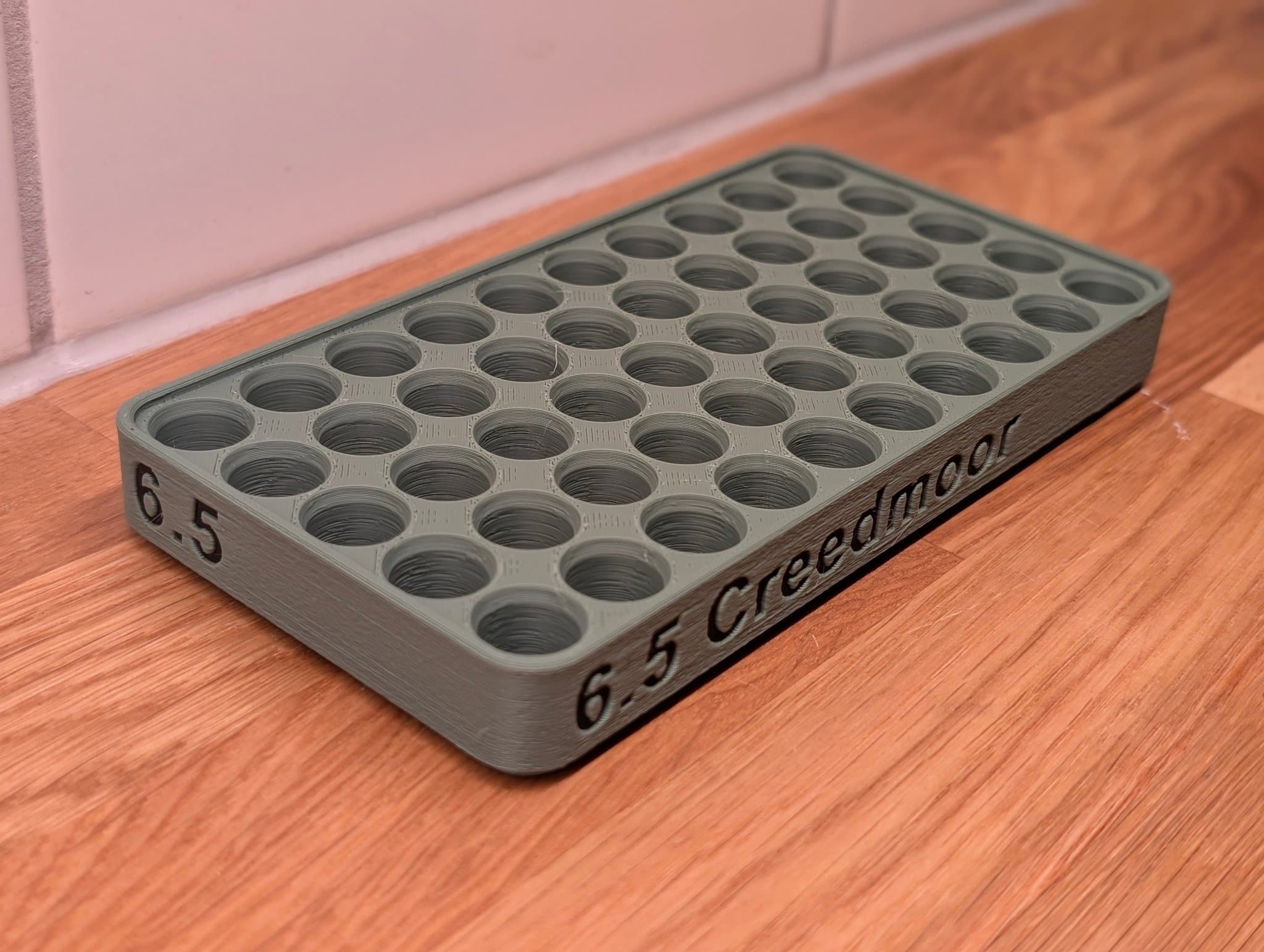 6.5 Creedmoor - laddbricka