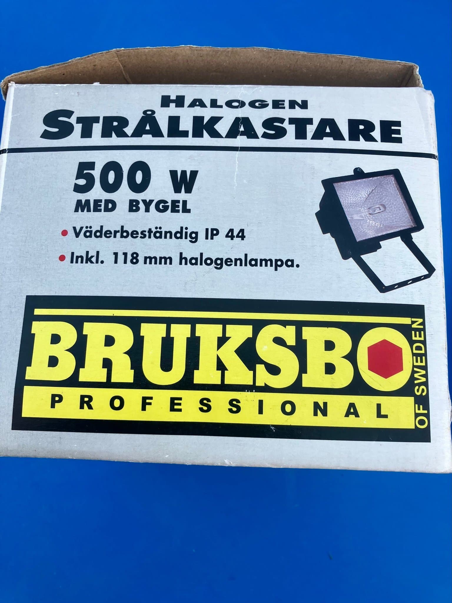 Halogen Strålkastare 500W - Bruksbo Professional
