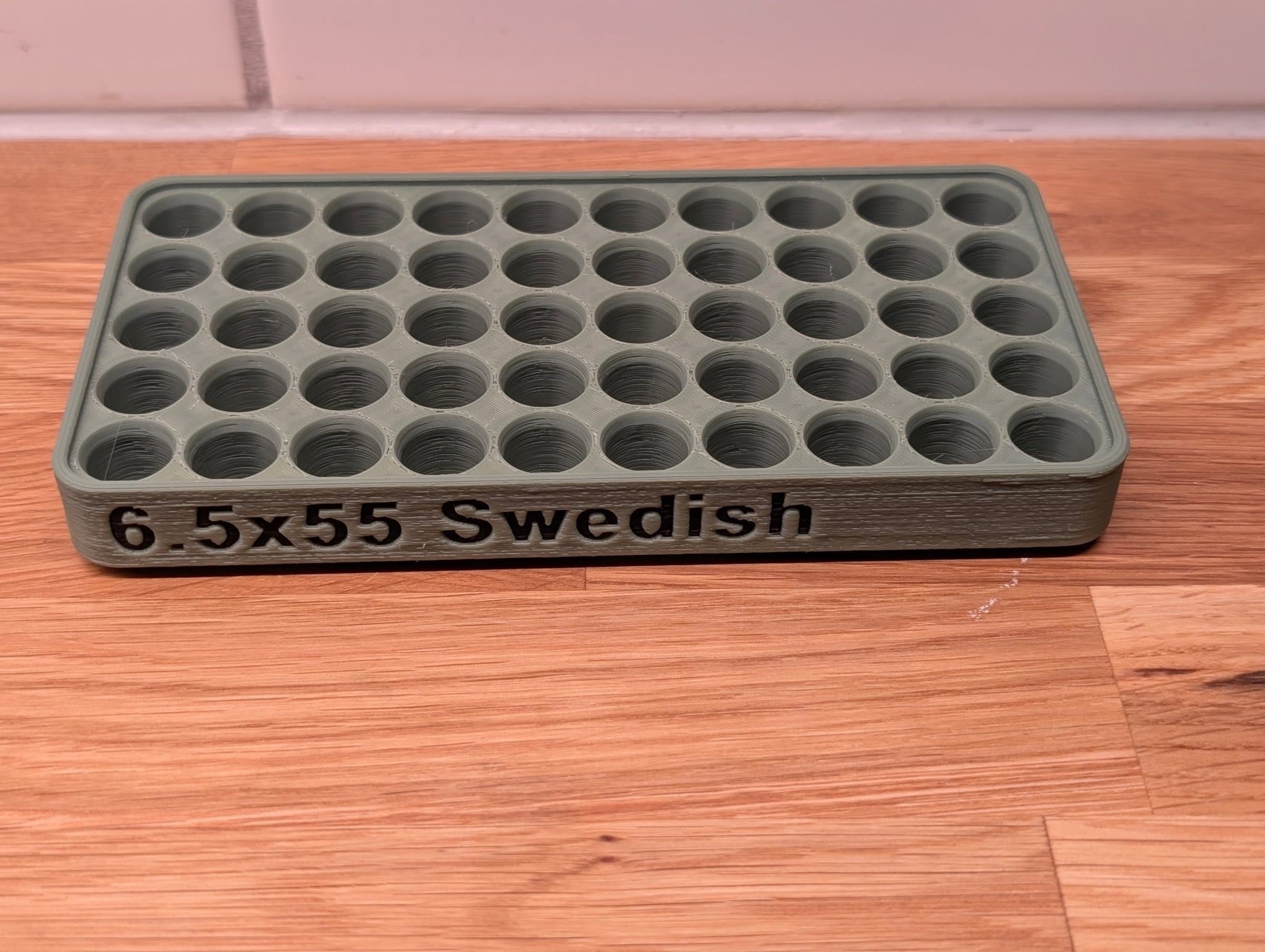 6.5x55 Swedish - laddbricka
