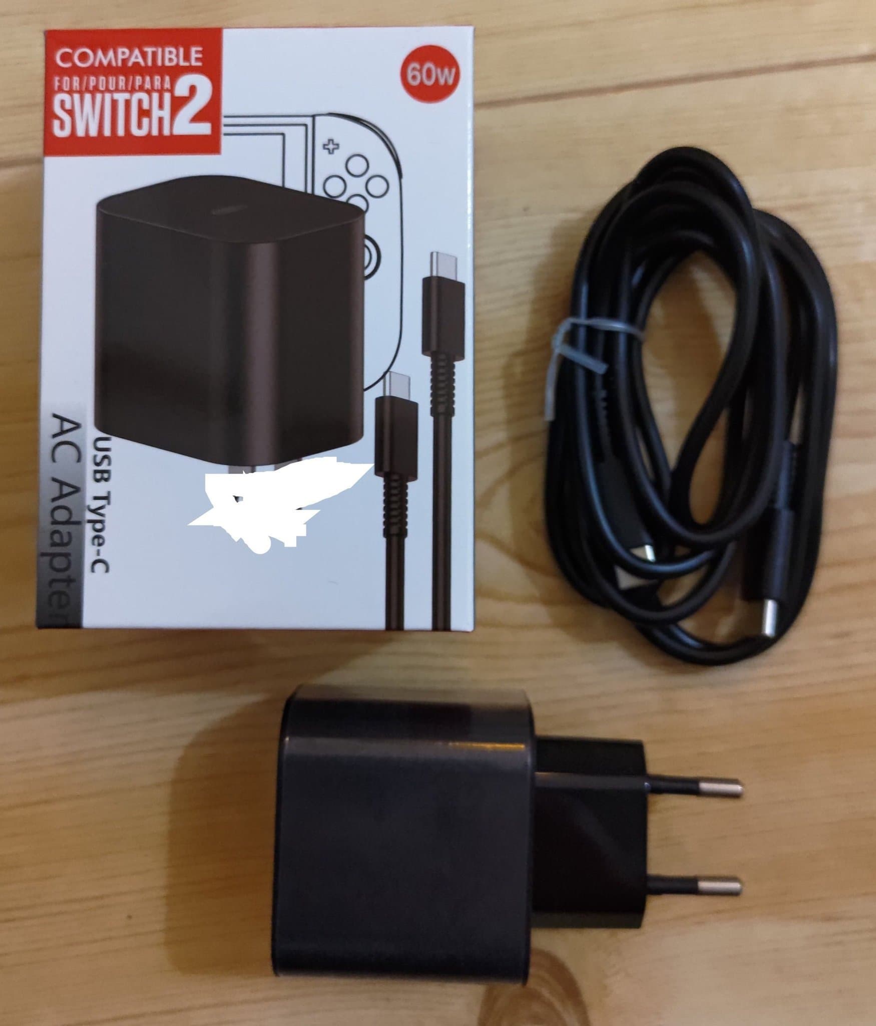 60W Laddare för Switch 2 (och andra enheter med Type-C)