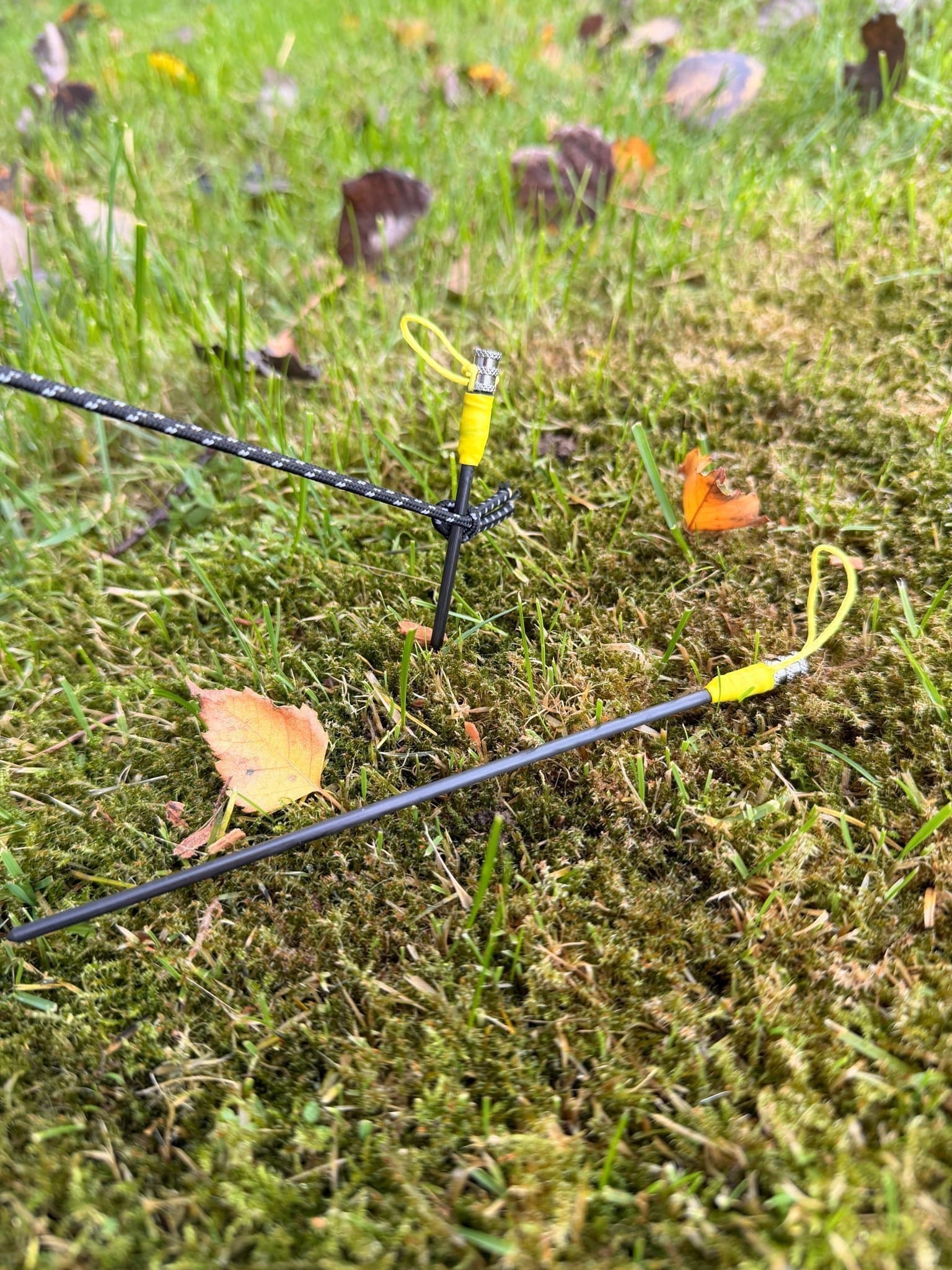 Tältpinnar i kolfiber