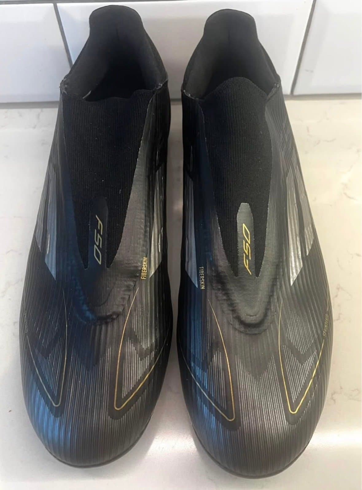 Adidas F50 Fotbollsskor Svarta 46 2/3