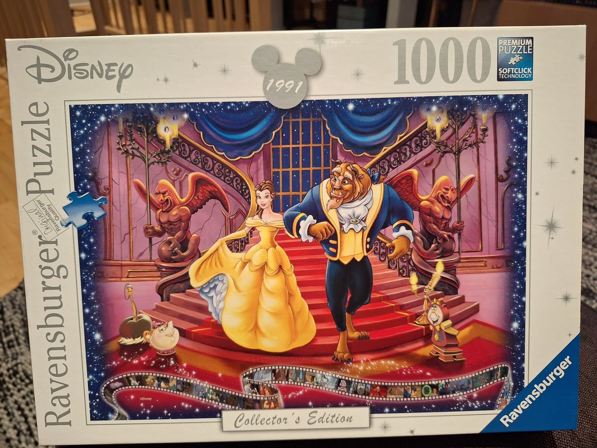 Ny ravensburger pussel med Disney motiv, Skönheten och odjuret