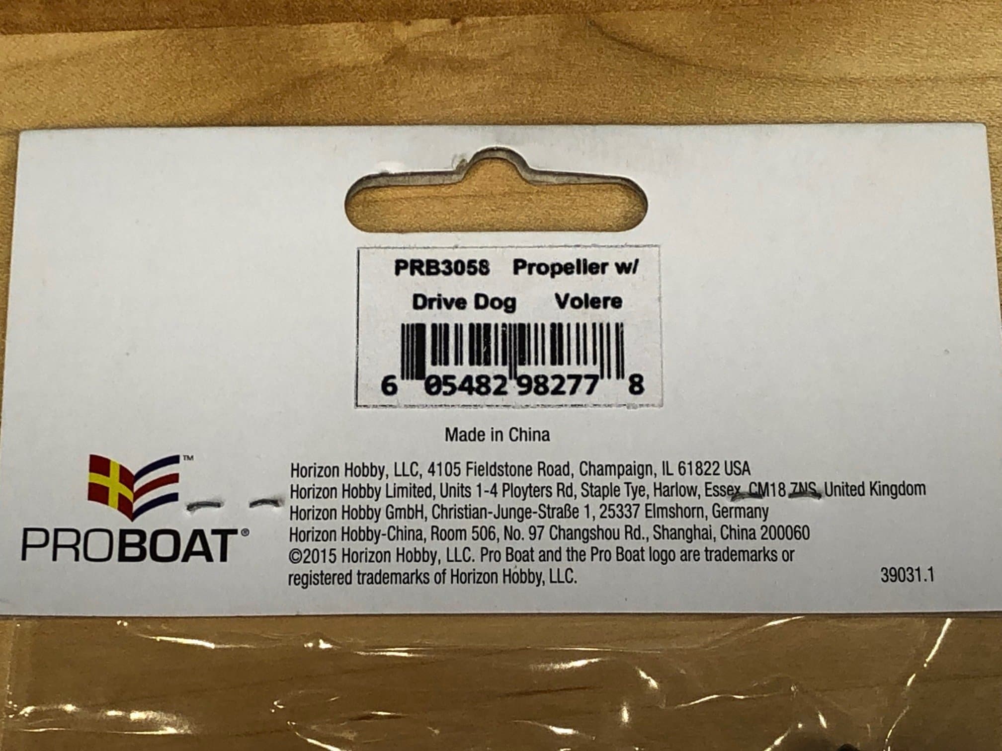 Radiostyrd motorbåt Pro Boat "Volere 22" - Propeller, helt ny!