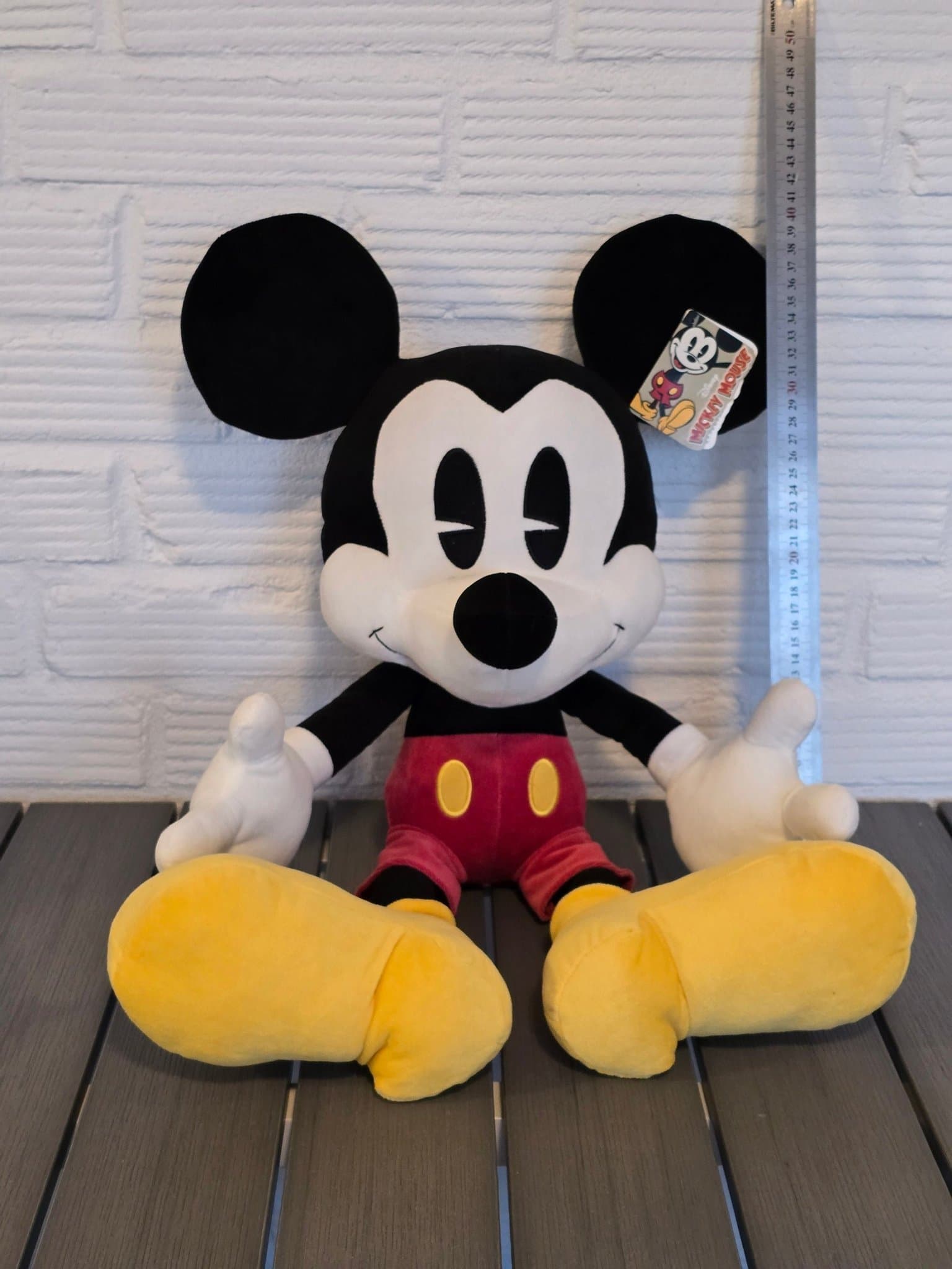 Ny nalle stor Mjukdjur retro classic Musse Pigg 60cm.