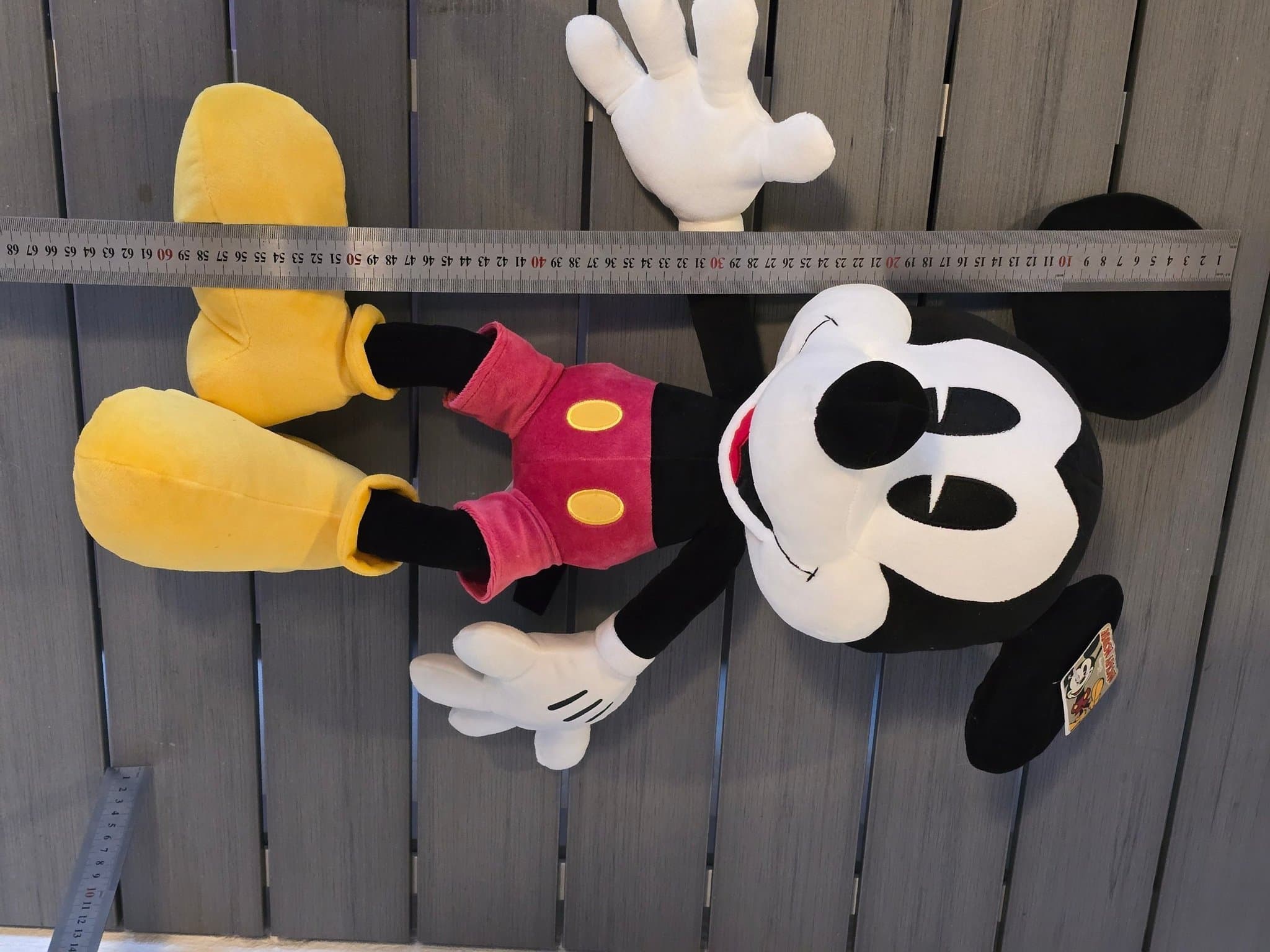 Ny nalle stor Mjukdjur retro classic Musse Pigg 60cm.