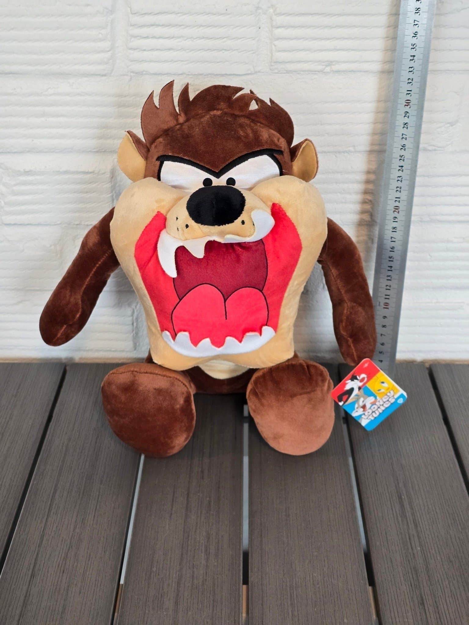 Ny stor nalle Looney Tunes taz tasmanian devil 30cm.