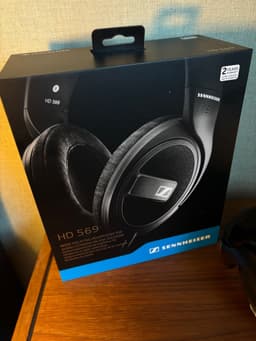Sennheiser HD 569 Hörlurar. Perfekt skick inkl samtliga tillbehör