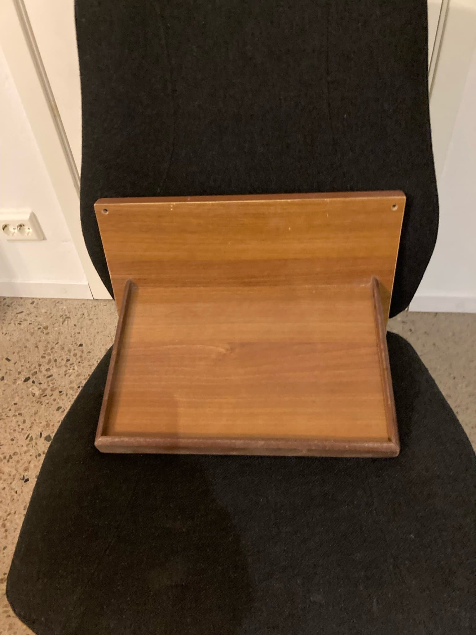 Trähylla telefonhylla retro