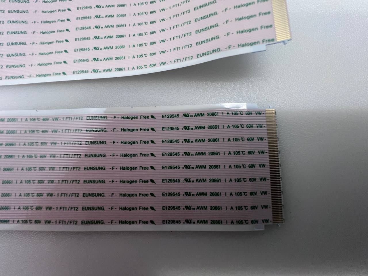 LG 32LQ63806LC Smart TV Flex Cables – EUSUNG E129545 AWM 20861 105C 60V FT1/FT2