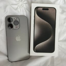 iPhone 15 Pro Natural titanium