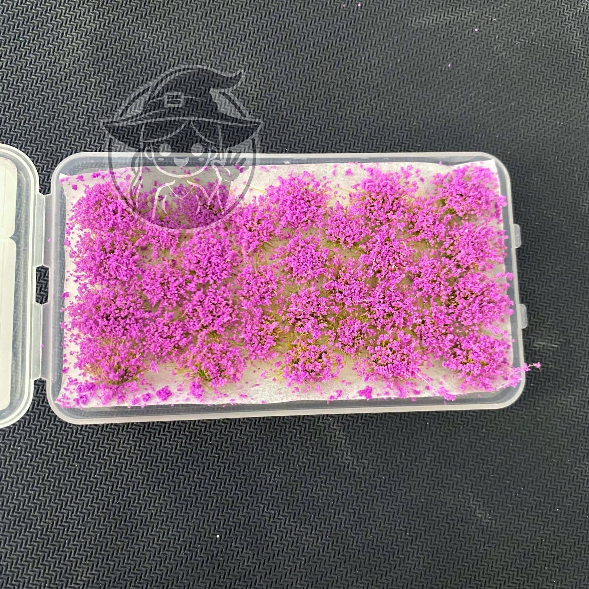 32 st lila växter | Två storlekar | Modelljärnväg | Figurspel | Warhammer