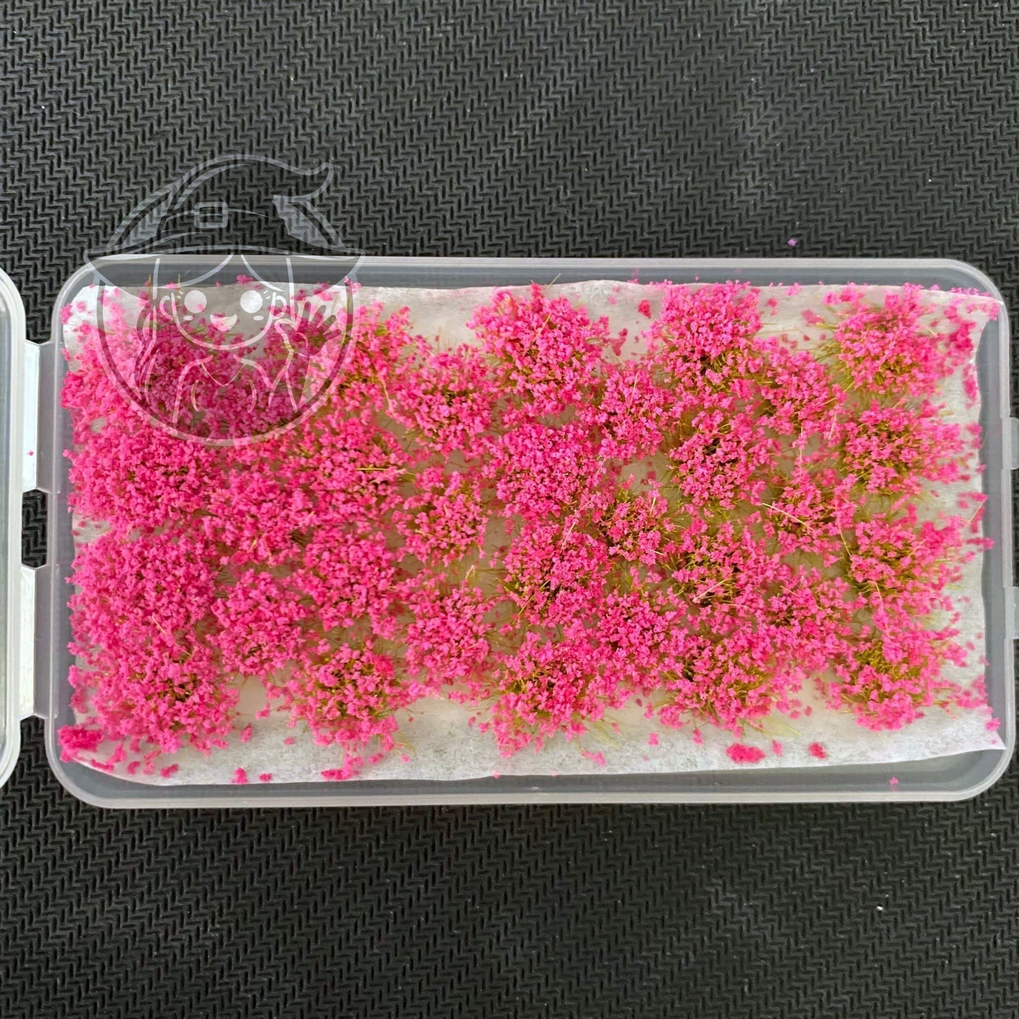 32 st rosa växter | Två storlekar | Modelljärnväg | Figurspel | Diorama