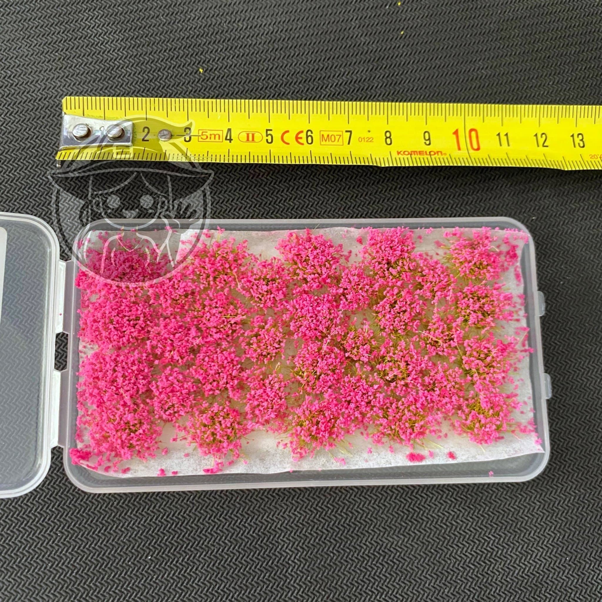 32 st rosa växter | Två storlekar | Modelljärnväg | Figurspel | Diorama