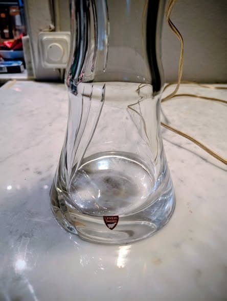 RETRO/VINTAGE! Orrefors Bordslampa AD2193 - Designad av Olle Alberius