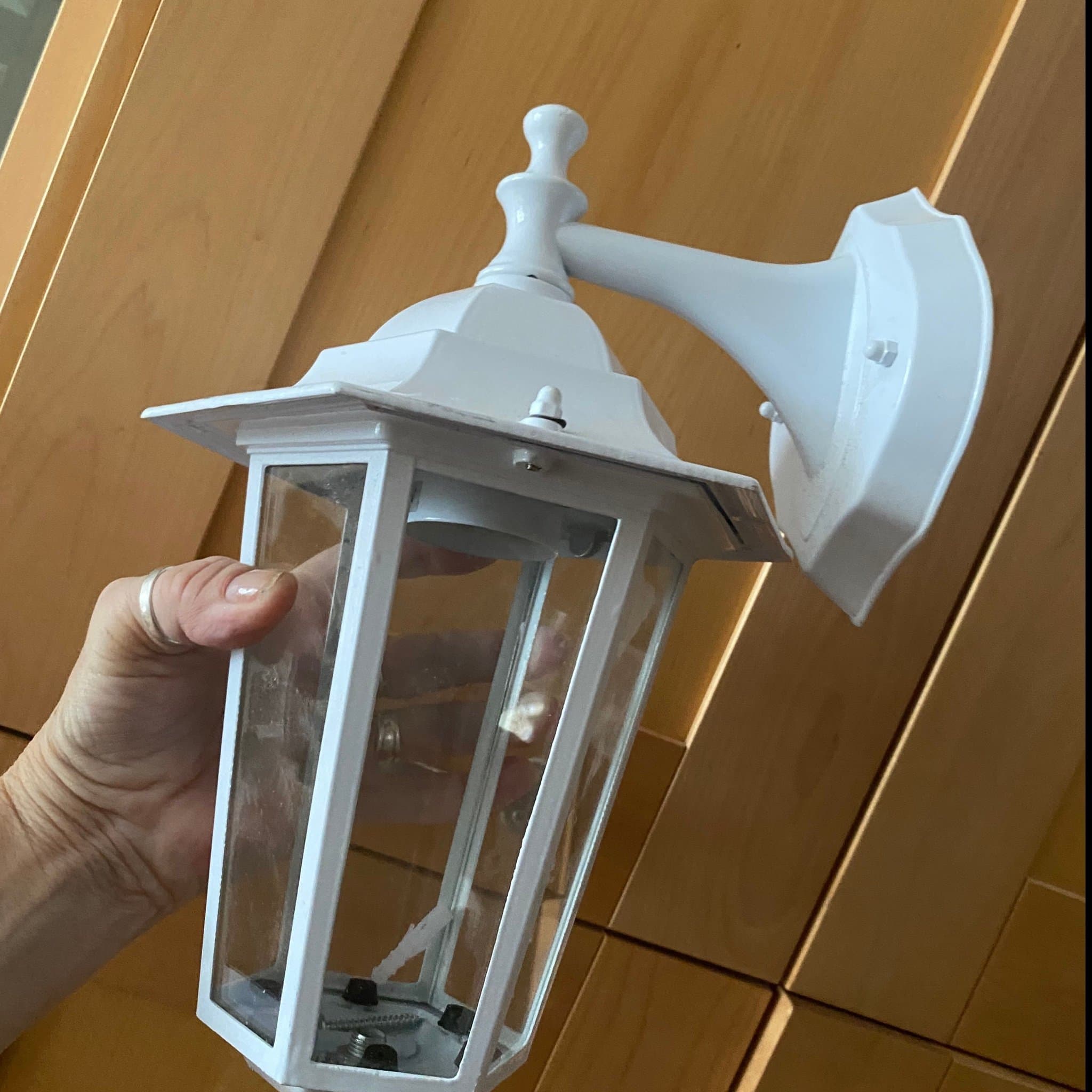 Utomhuslampa vägglampa utomhus vit aldrig använd