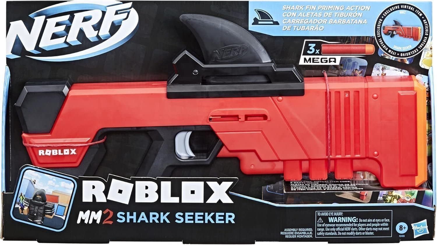 Nerf roblox MM2 shark seeker