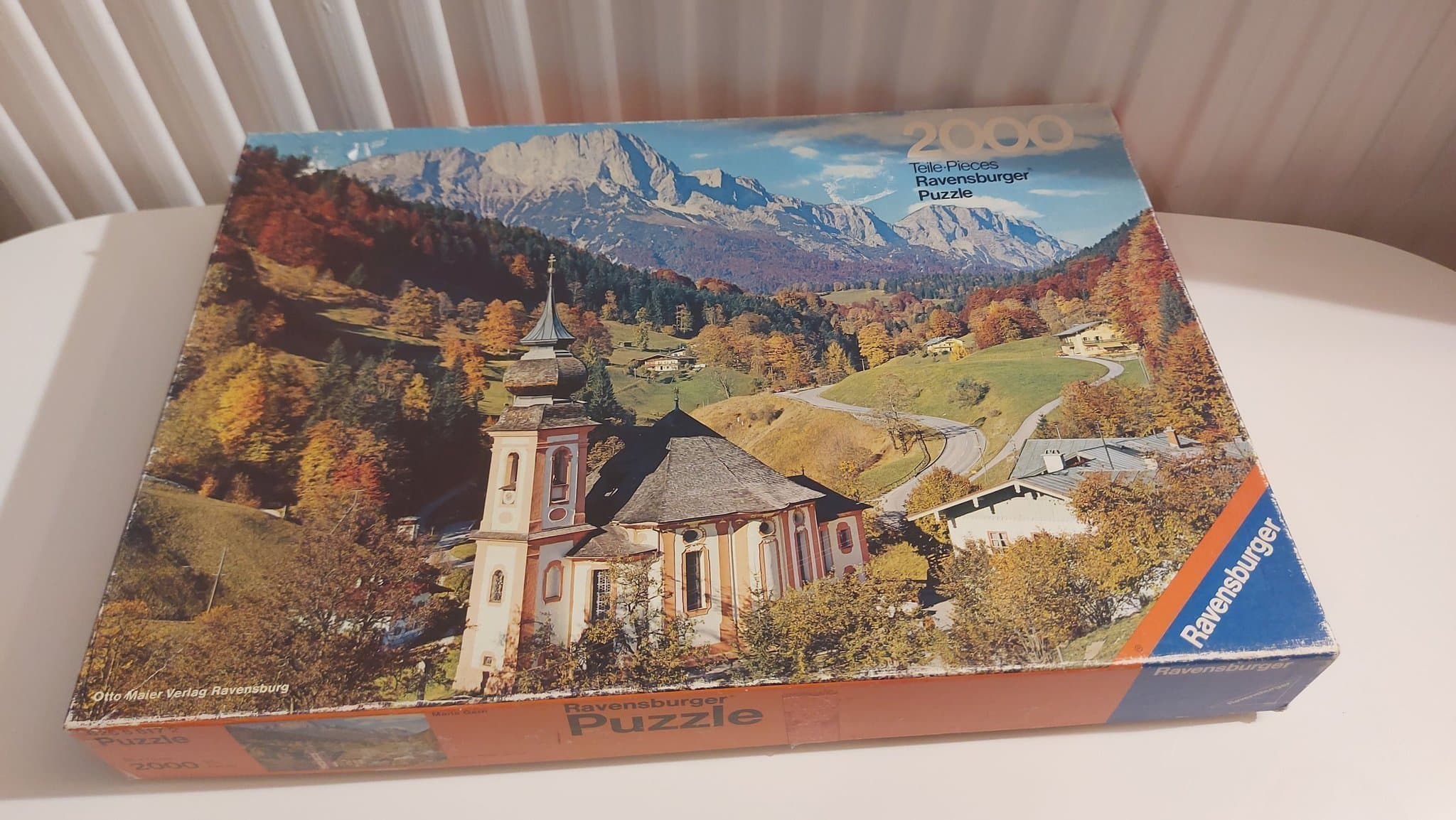 Ravensburger 2000 bitar (1977) • Maria Gern Bavaria • Bitarna är inte räknade