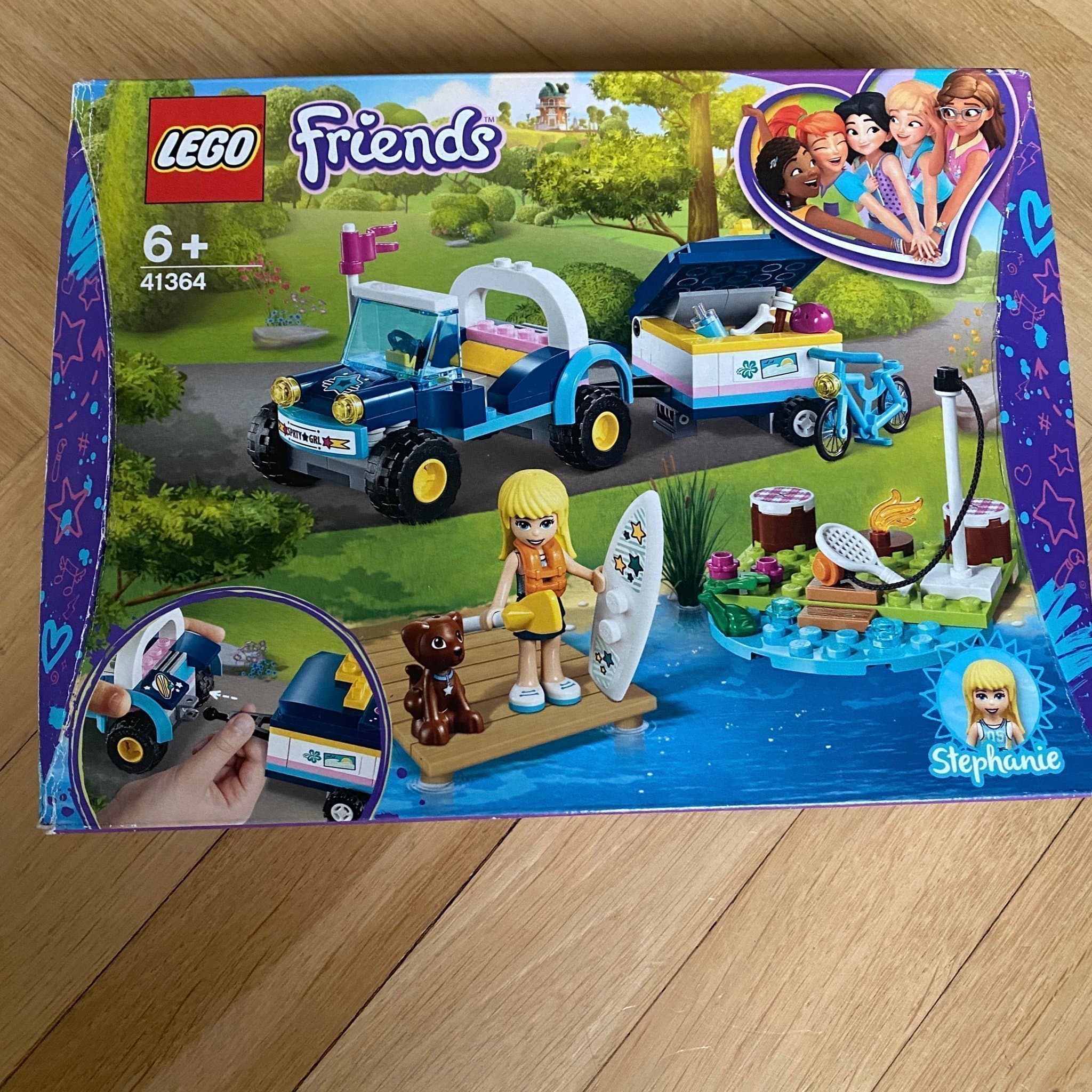 Nyskick! LEGO Friends 41364, Stephanies jeep med släp