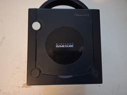 Nintendo GameCube Svart Konsol med Handkontroll och Spel Fint Fungerande Skick