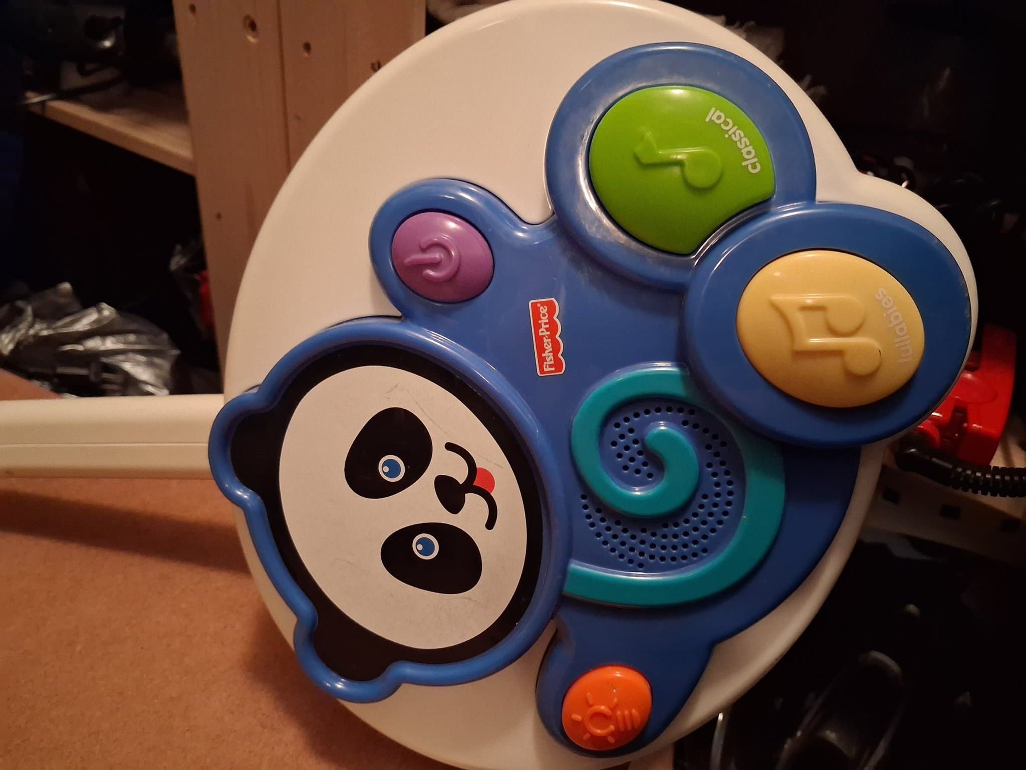 Fisher-Price Speldosa med Nalle Puh-tema