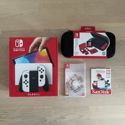 Nintendo Switch OLED + Civilization VII gamecard edition + minneskort + fodral