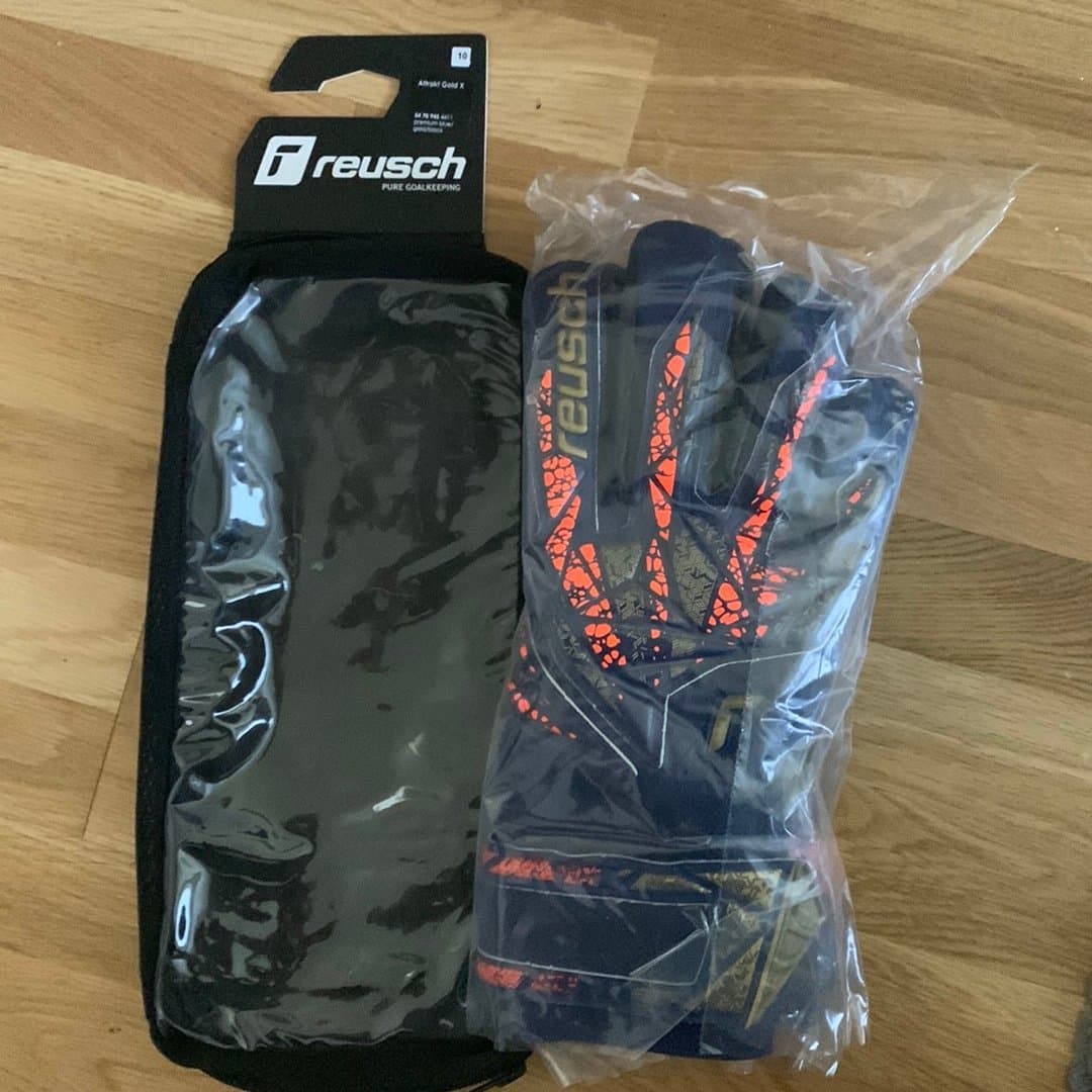 Ny Reusch Attrakt Gold X Målvaktshandskar Storlek 10