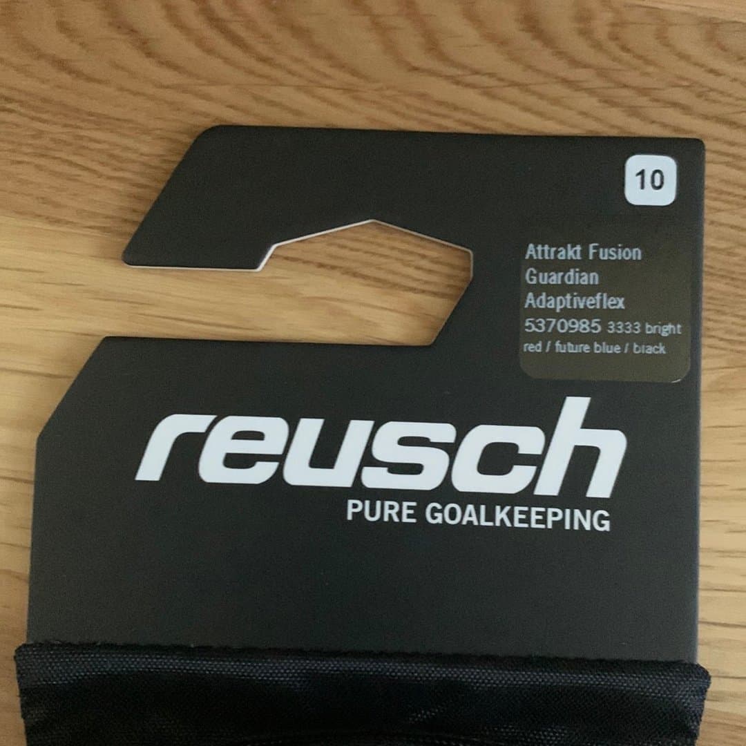 Ny Reusch Målvaktshandskar Storlek 10 Attrakt Fusion Guardian