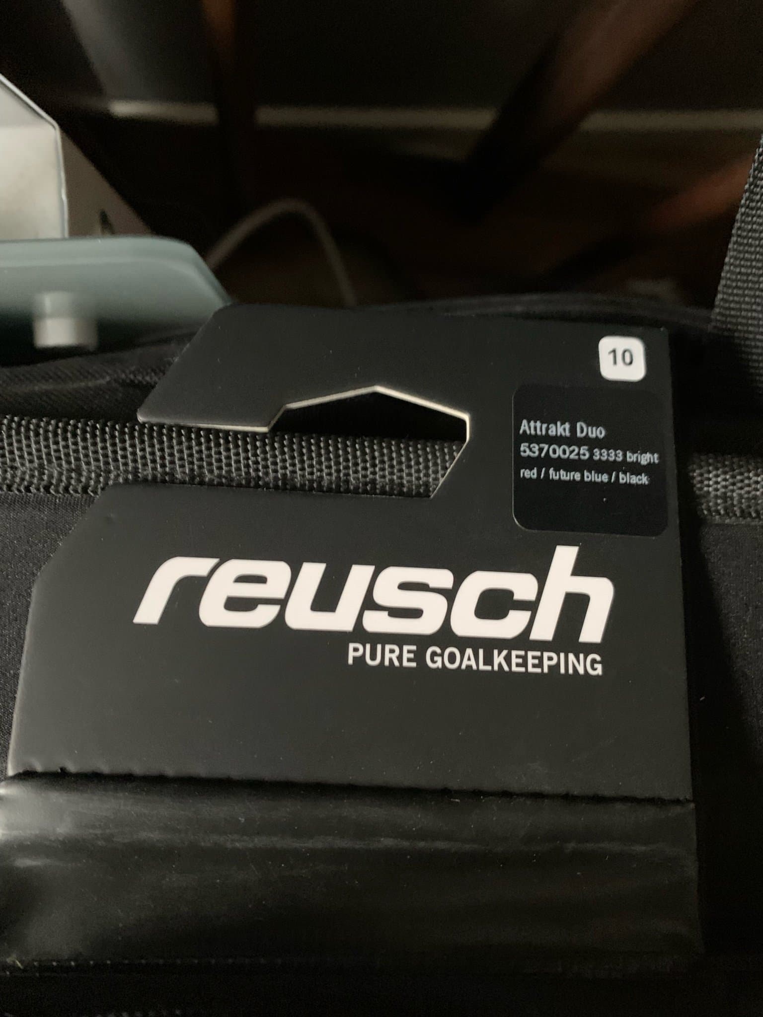Ny Reusch Attrakt Duo - Målvaktshandskar storlek 10