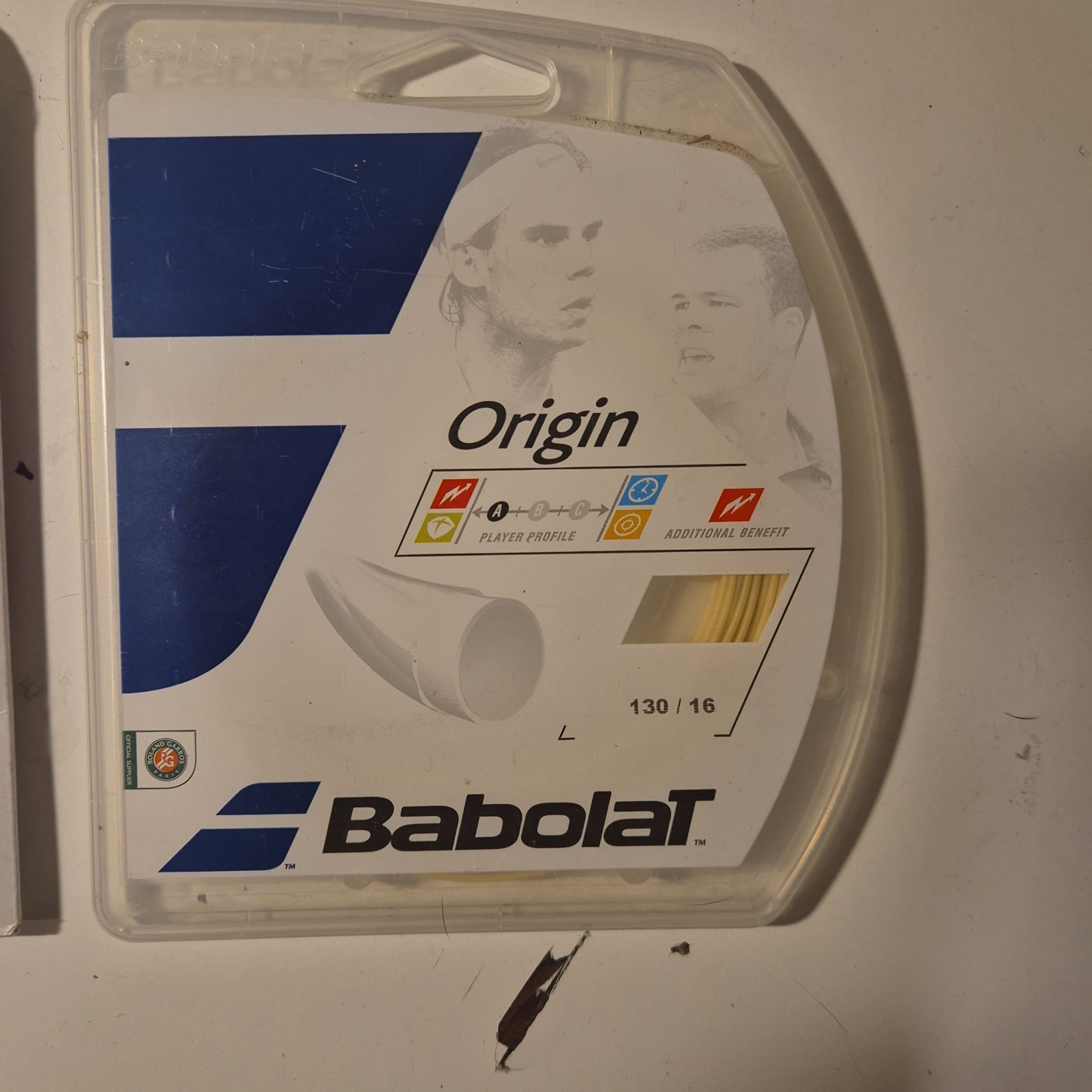 Tennissträngar: Wilson Revolve Spin och Babolat Origin