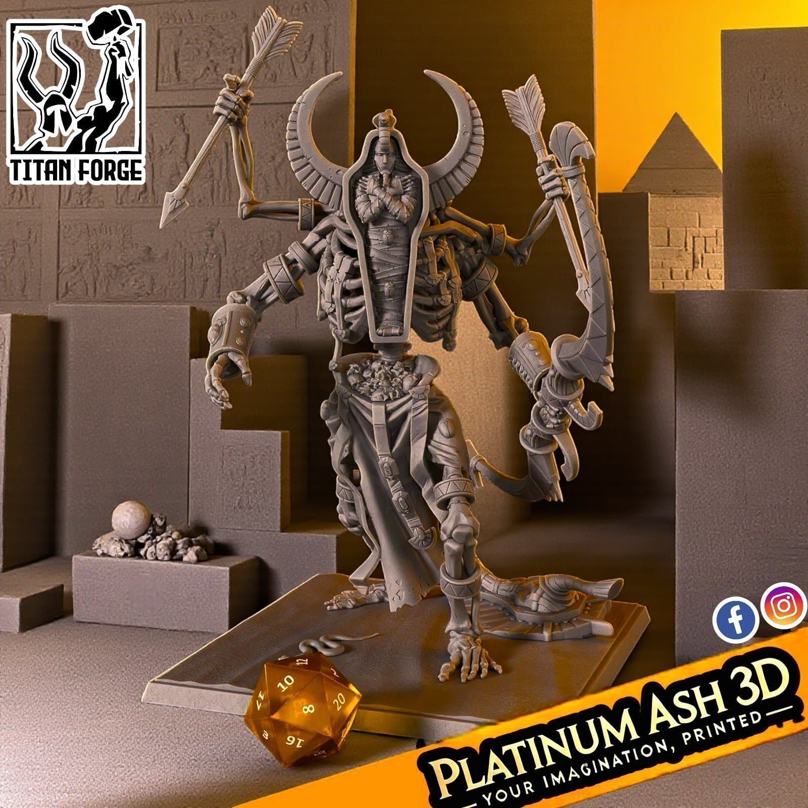 Mummy Colossus – Undead Giant – Fantasy – D&D – Pathfinder, Boss, RPG, Mummy