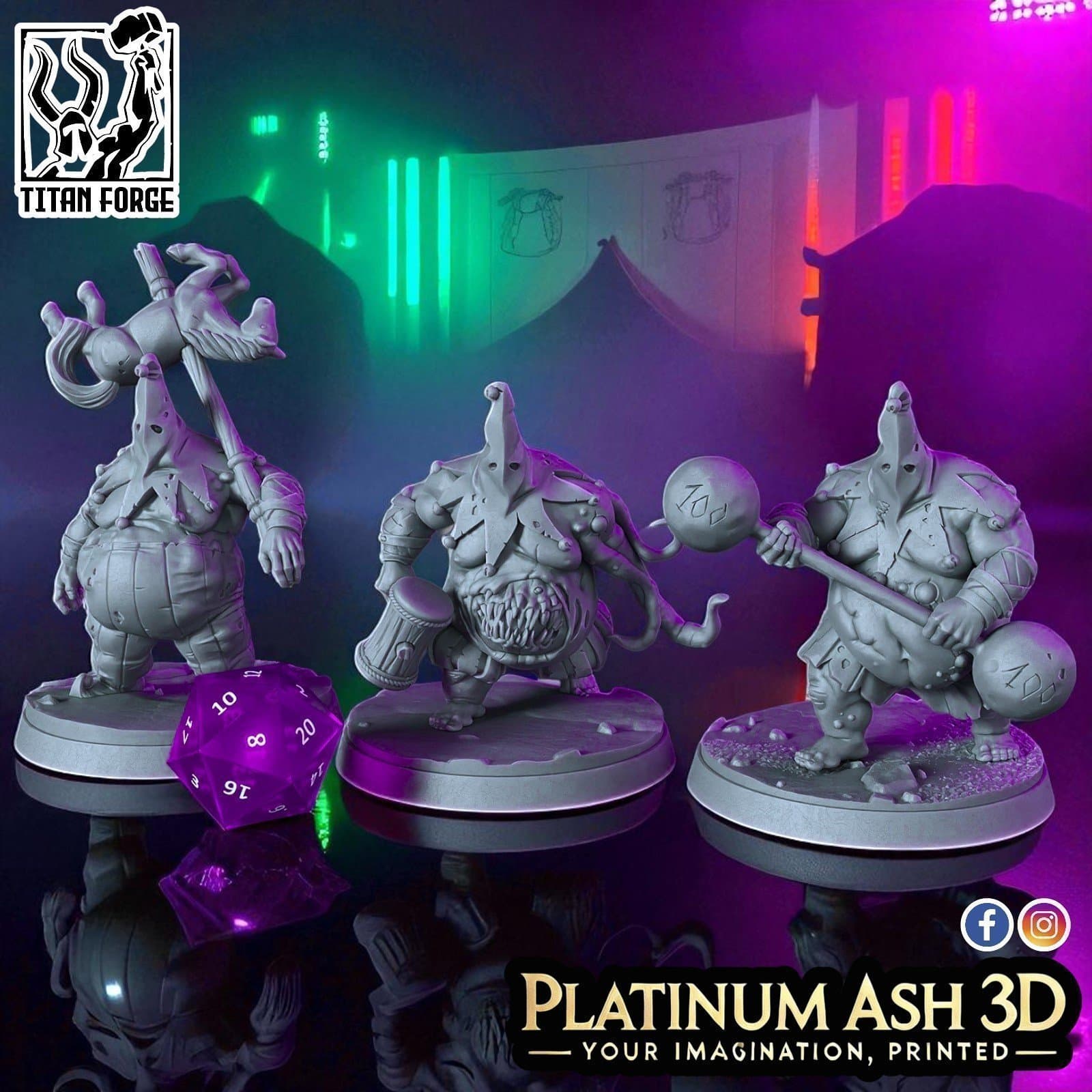 Circus Ogres – RPG – D&D – Clown – Horror – Fantasy – Enemies - NPC - Pathfinder