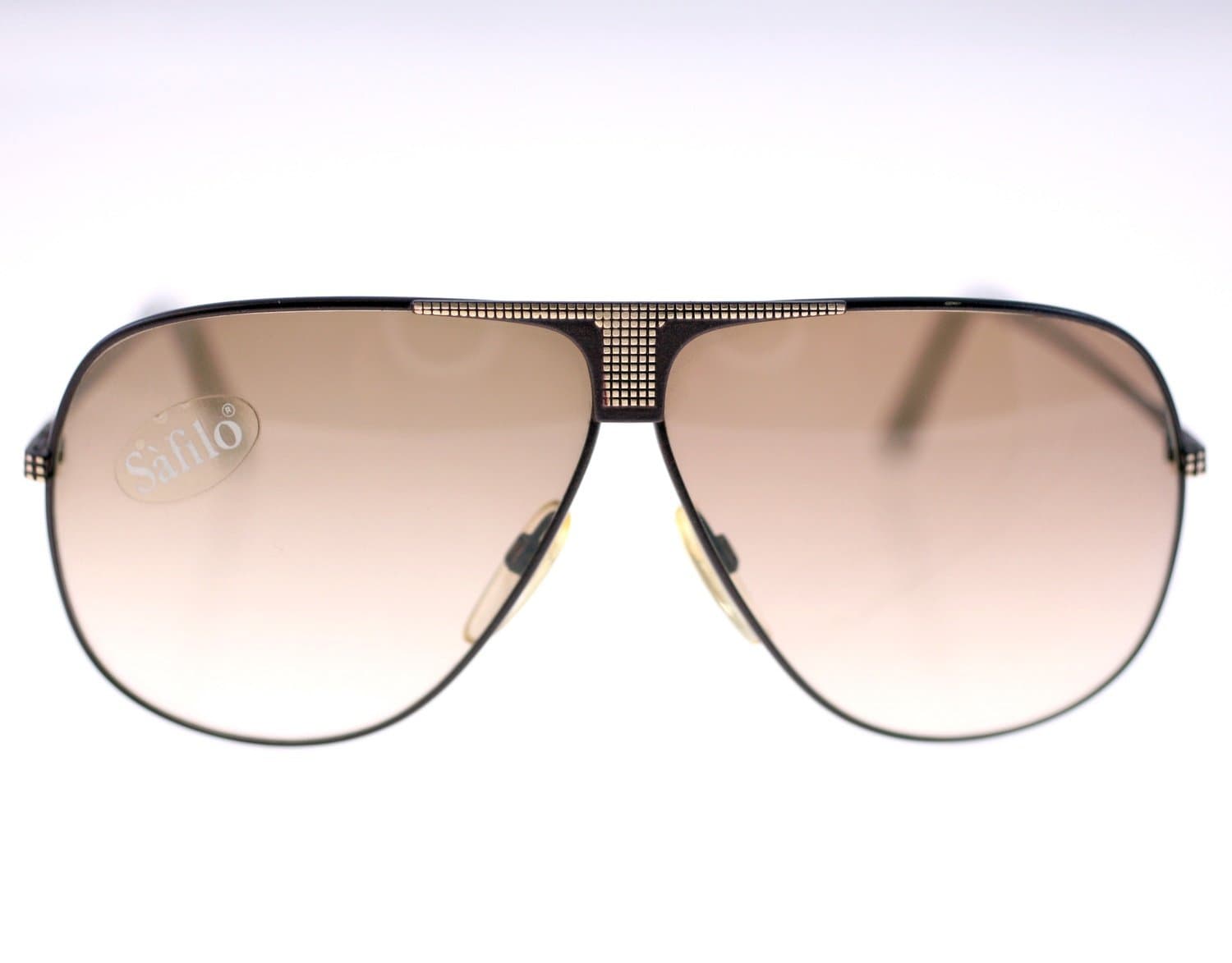 Safilo Sporting 113 311 vintage unisex pilot-style sunglasses-circa 1980s-32g