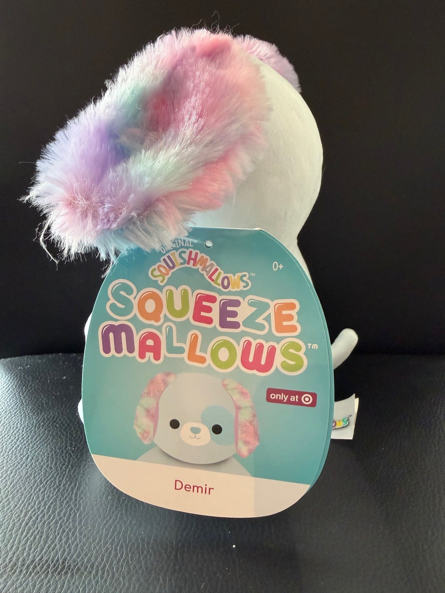 Squishmallows Squeezemallows Demir Blå Hund Mjukdjur