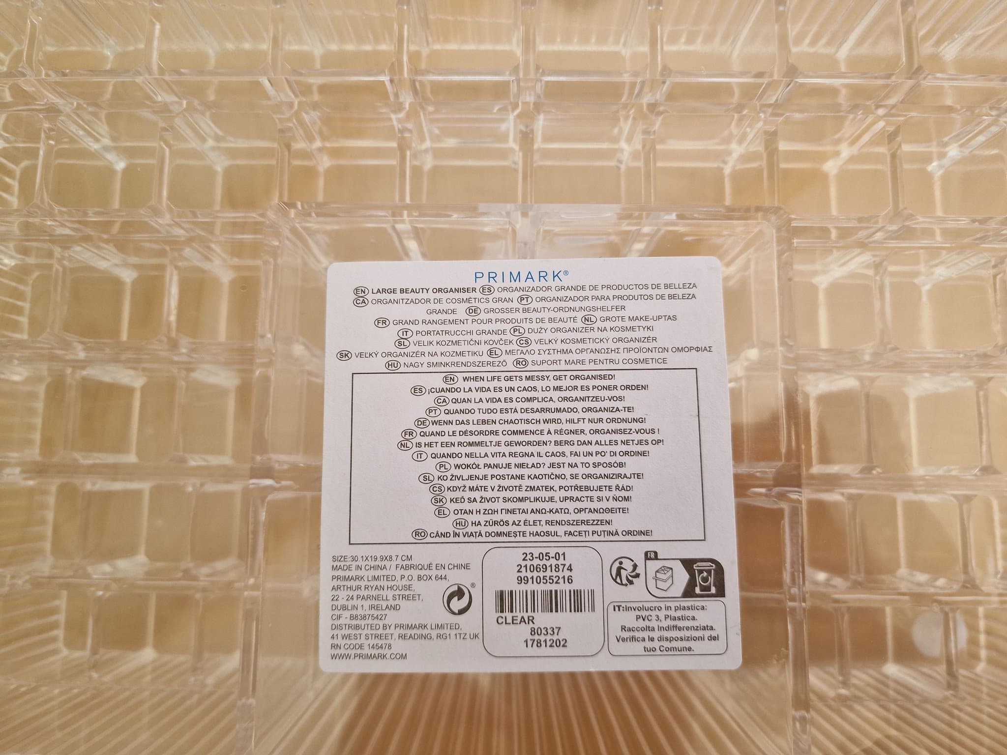 Primark förvaringshylla