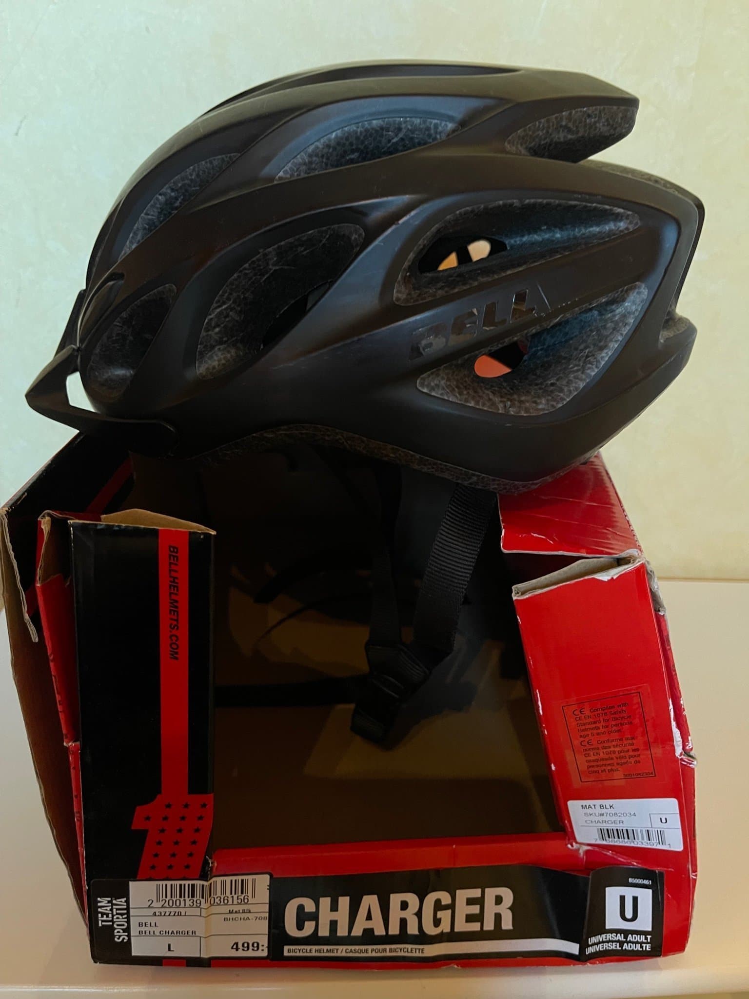 Bell Charger Cykelhjälm MAT BLK - Storlek L / U 54-61cm