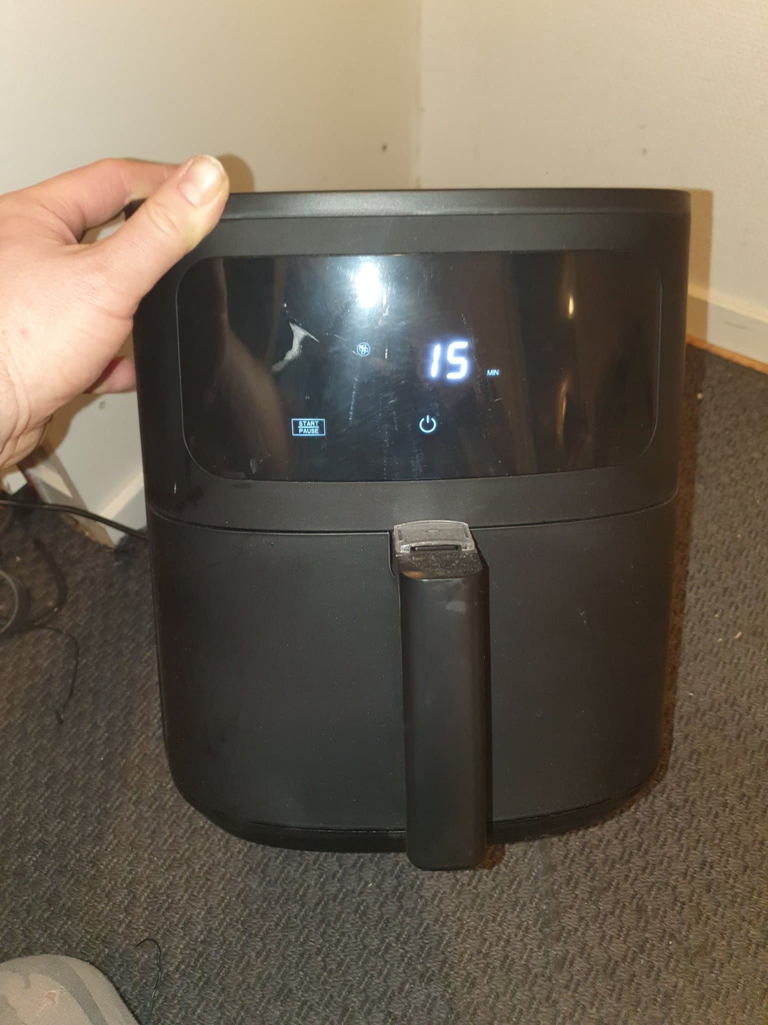 Clas Ohlson Air Fryer 1700 W I fint skick