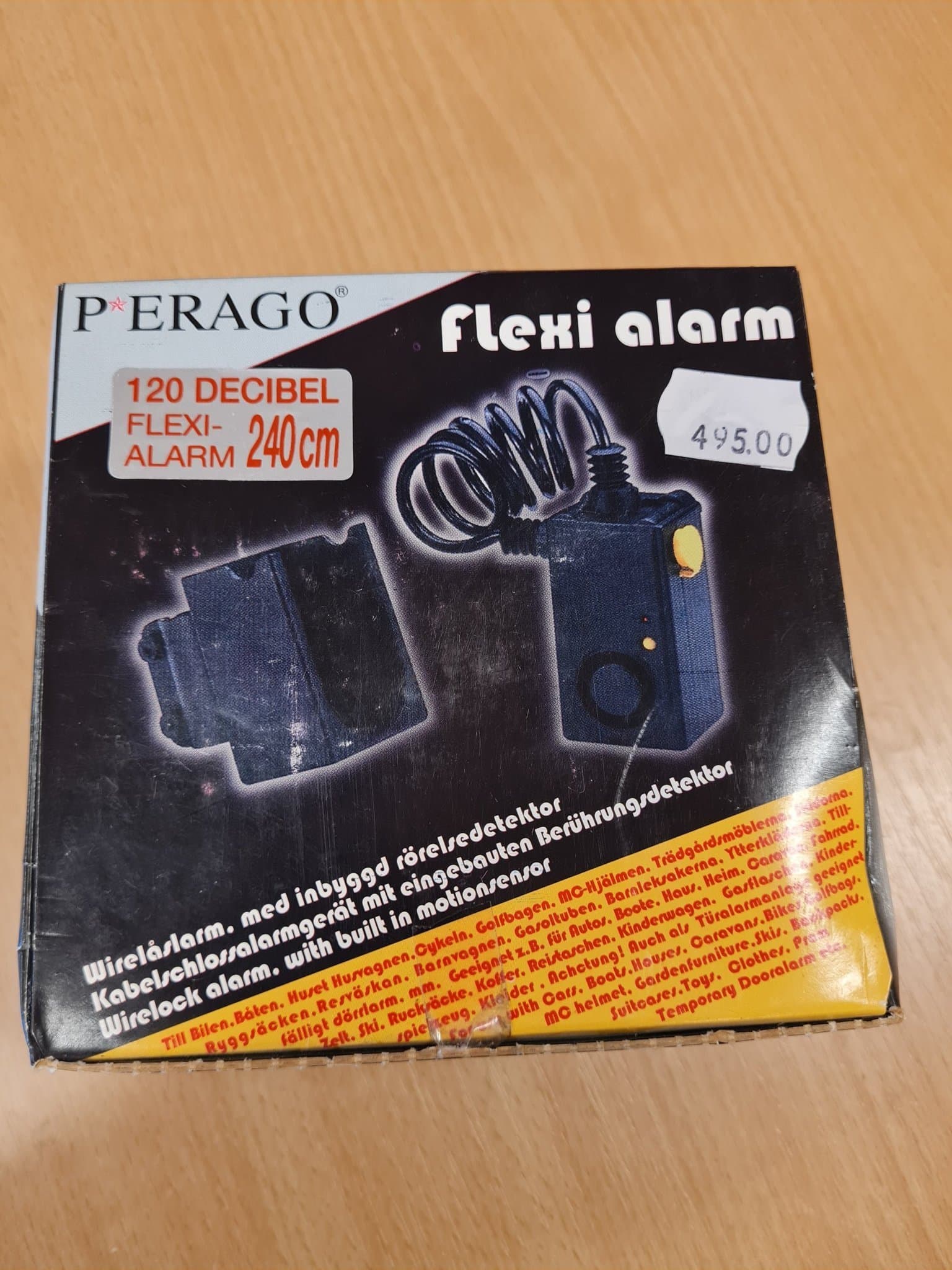 Perago Flexi Alarm med rörelsedetektor