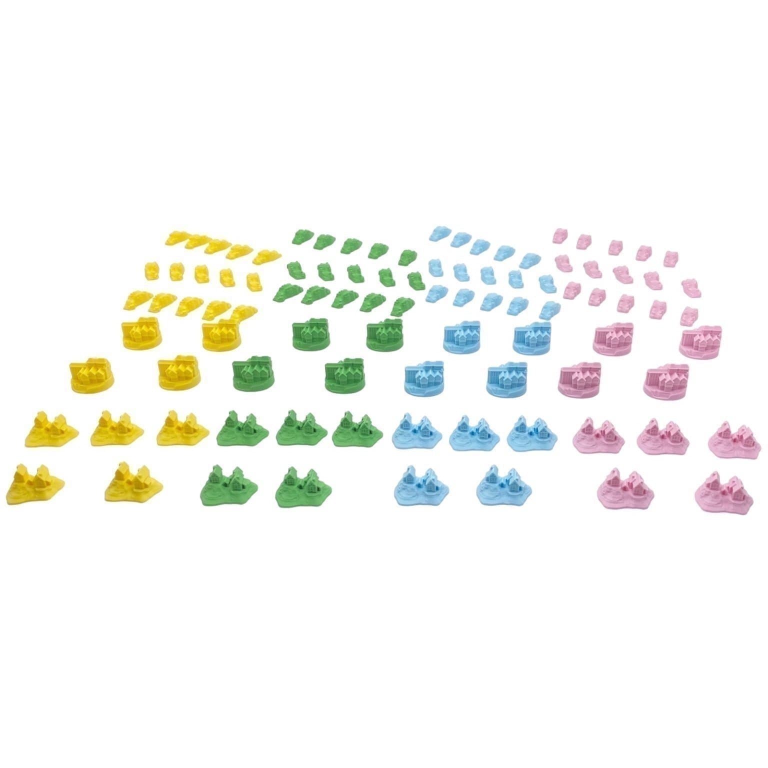 Catan Base Set Bundle - Pastel Collection (96 delar)