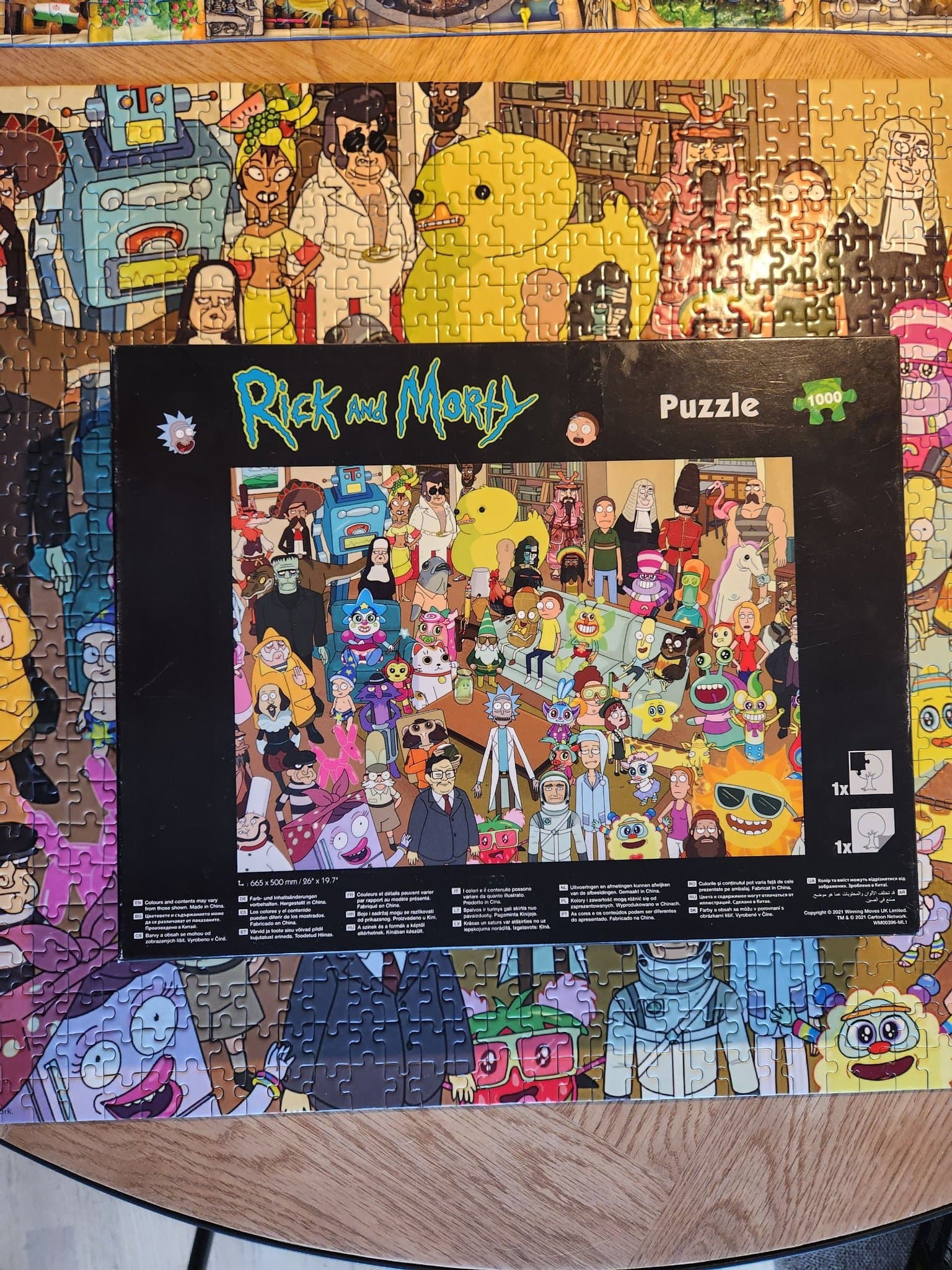 Rick and Morty pussel