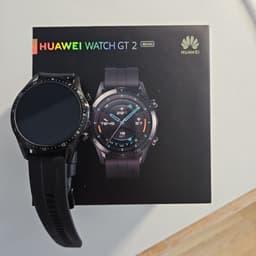 Huawei Watch GT 2 46mm Smartklocka Svart Fluoroelastomer Armband