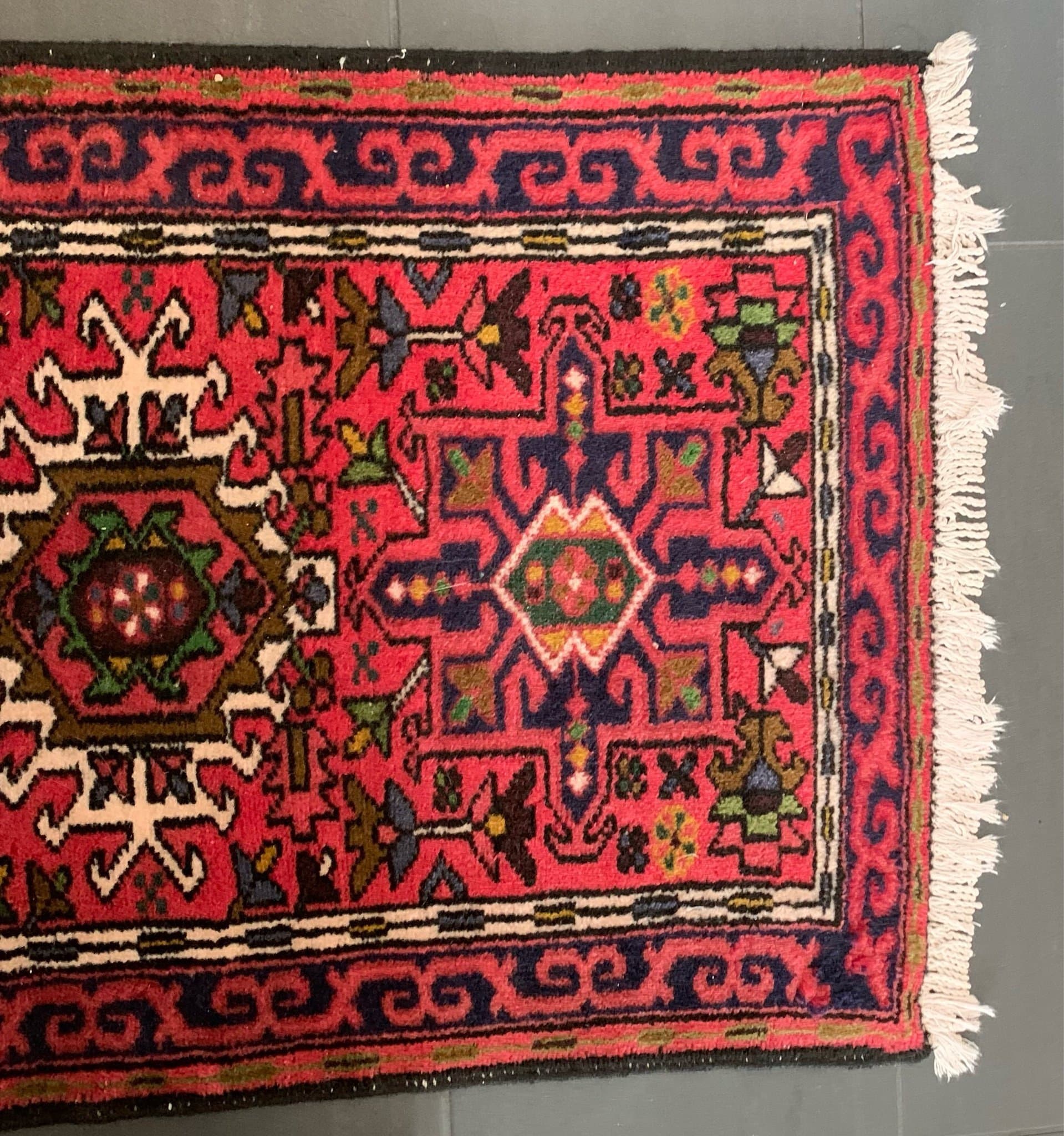 Orientalisk gångmatta med mönster 200x66 cm