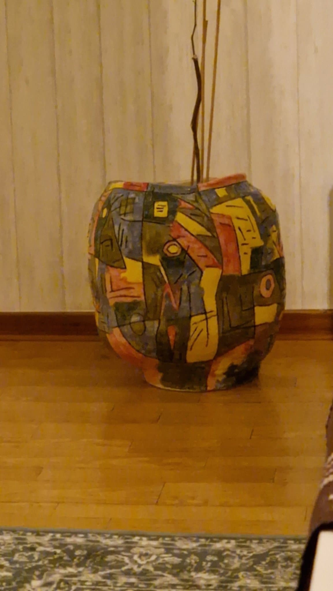 Dekorativ keramik vas