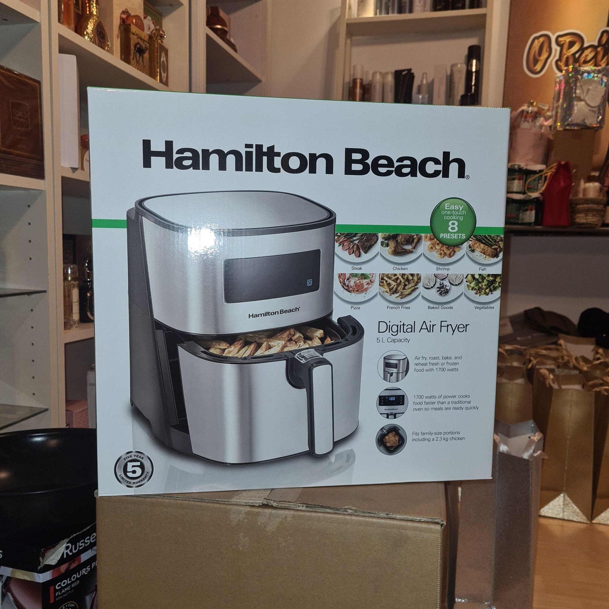 Hamilton Beach Digital Air Fryer 5L ( butikpris 1640kr)