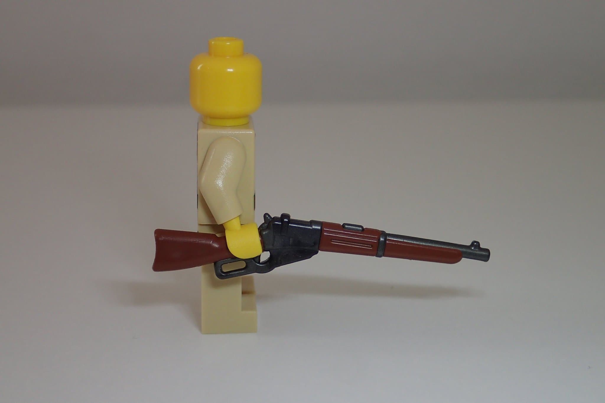 BrickArms gevär - Winchester Model 1895 (brun & mörkgrå metallic)