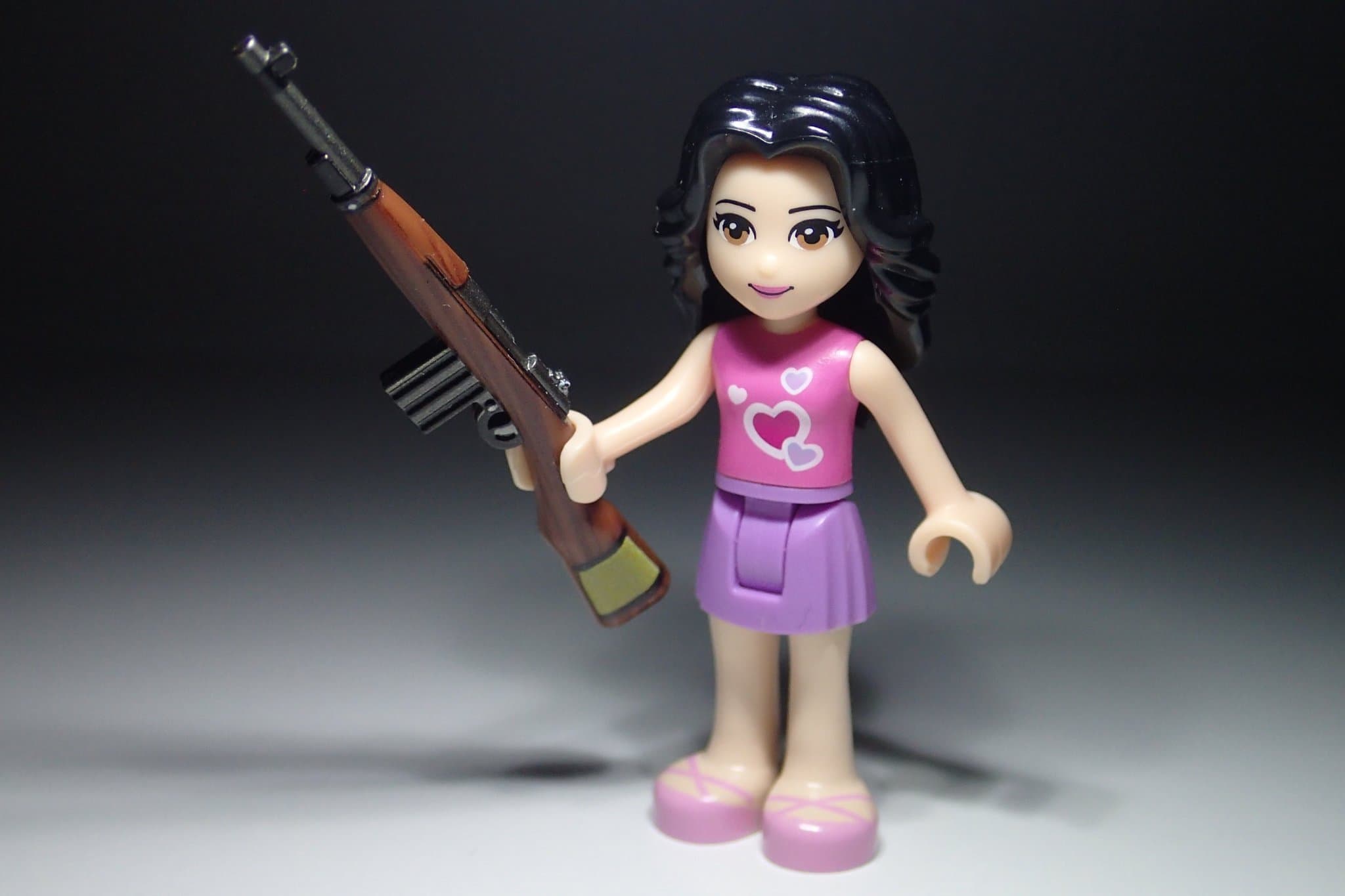 Lee Bricks minifigurvapen - M1 Carbine med detaljerat tryck