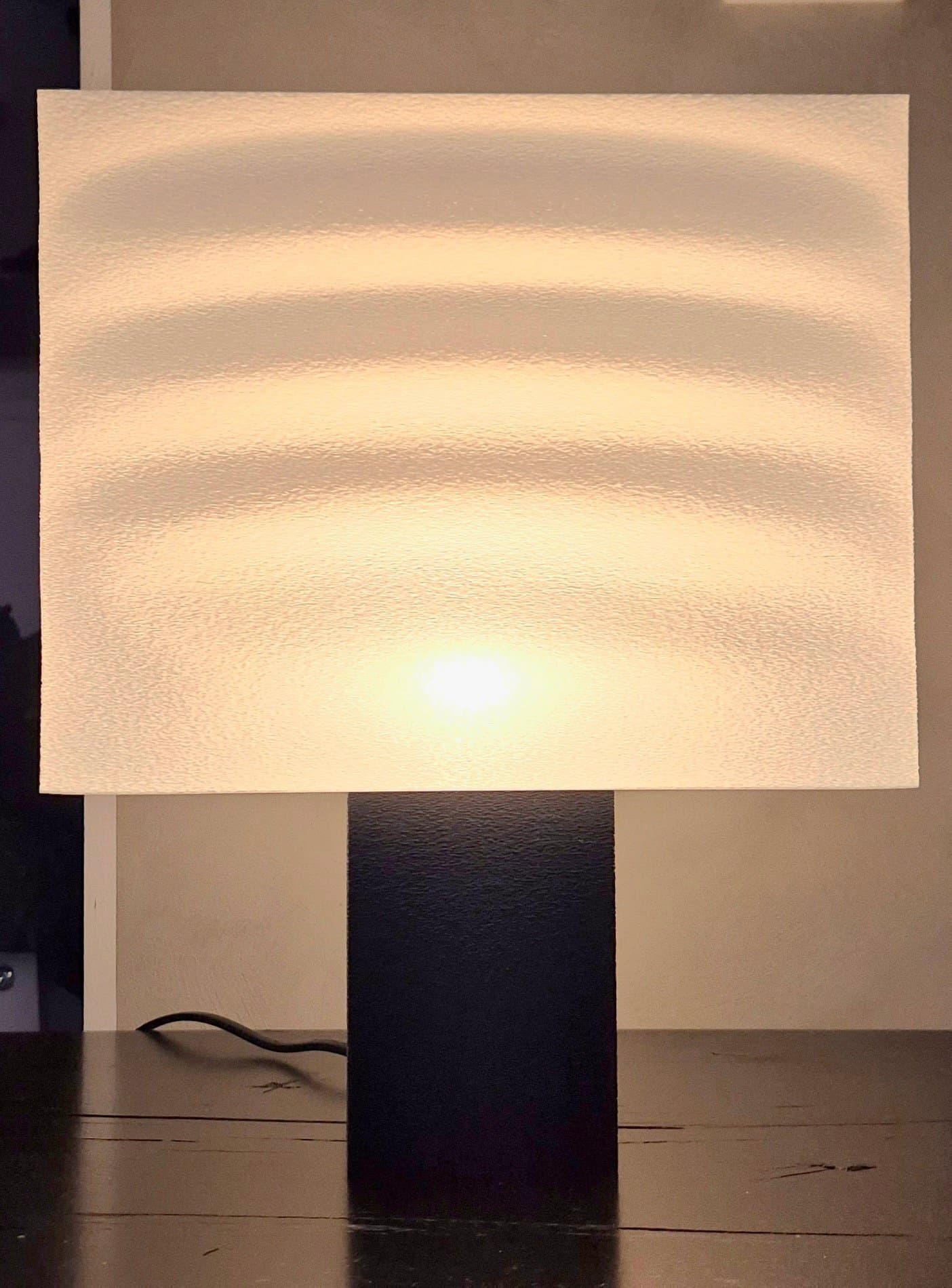 3D-printad lampa – "Vela" – komplett med sladd & E14-sockel